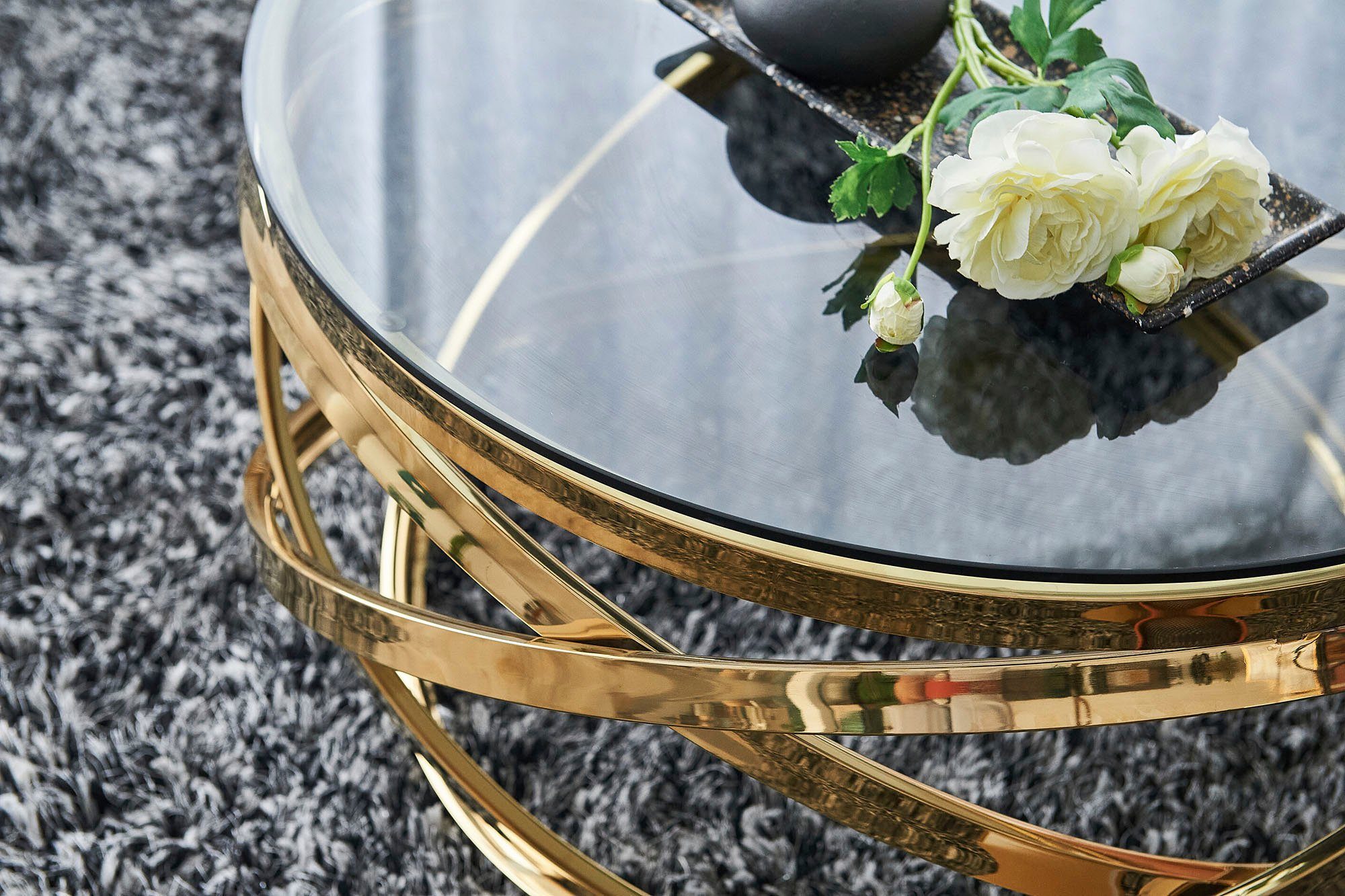 SalesFever Salontafel Frame gemaakt van roestvrij edelstaal