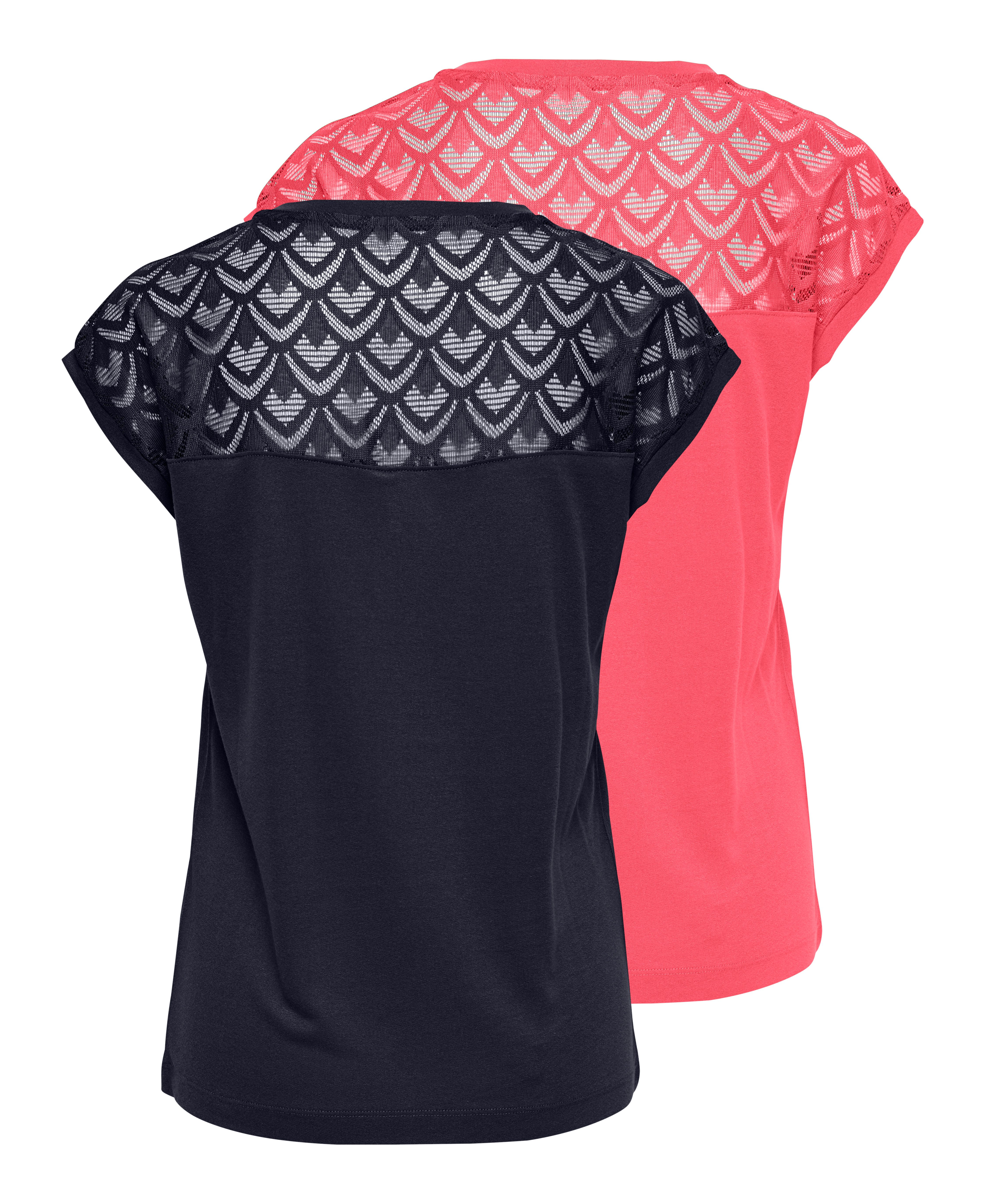 Only Shirt met korte mouwen ONLNICOLE LIFE S/S MIX TOP 2 PACK CS JRS (2-delig, Set van 2)