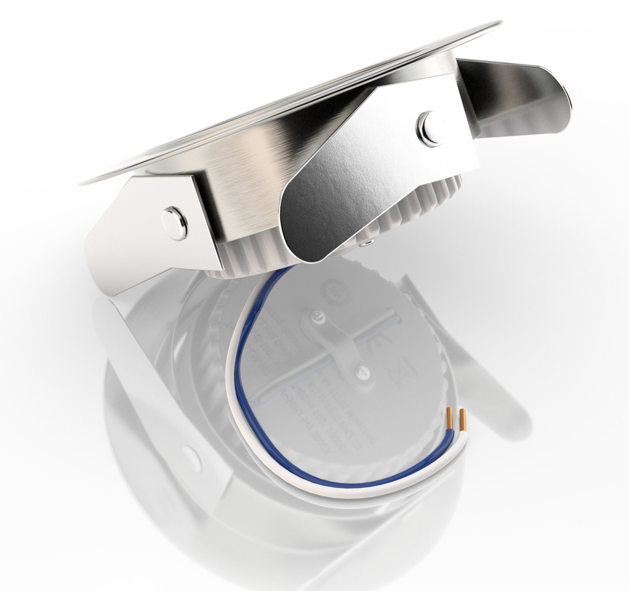 B.K.Licht Ledinbouwlamp 6-delige set inbouwspots, dimbaar, draaibaar, LED inbouwspots