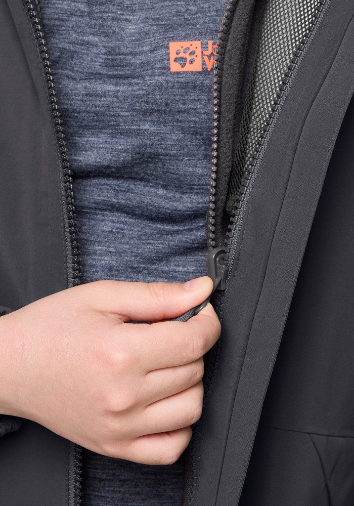 Jack Wolfskin T-shirt ESSENTIAL T M zacht, klassiek t-shirt van ademende bio-katoen