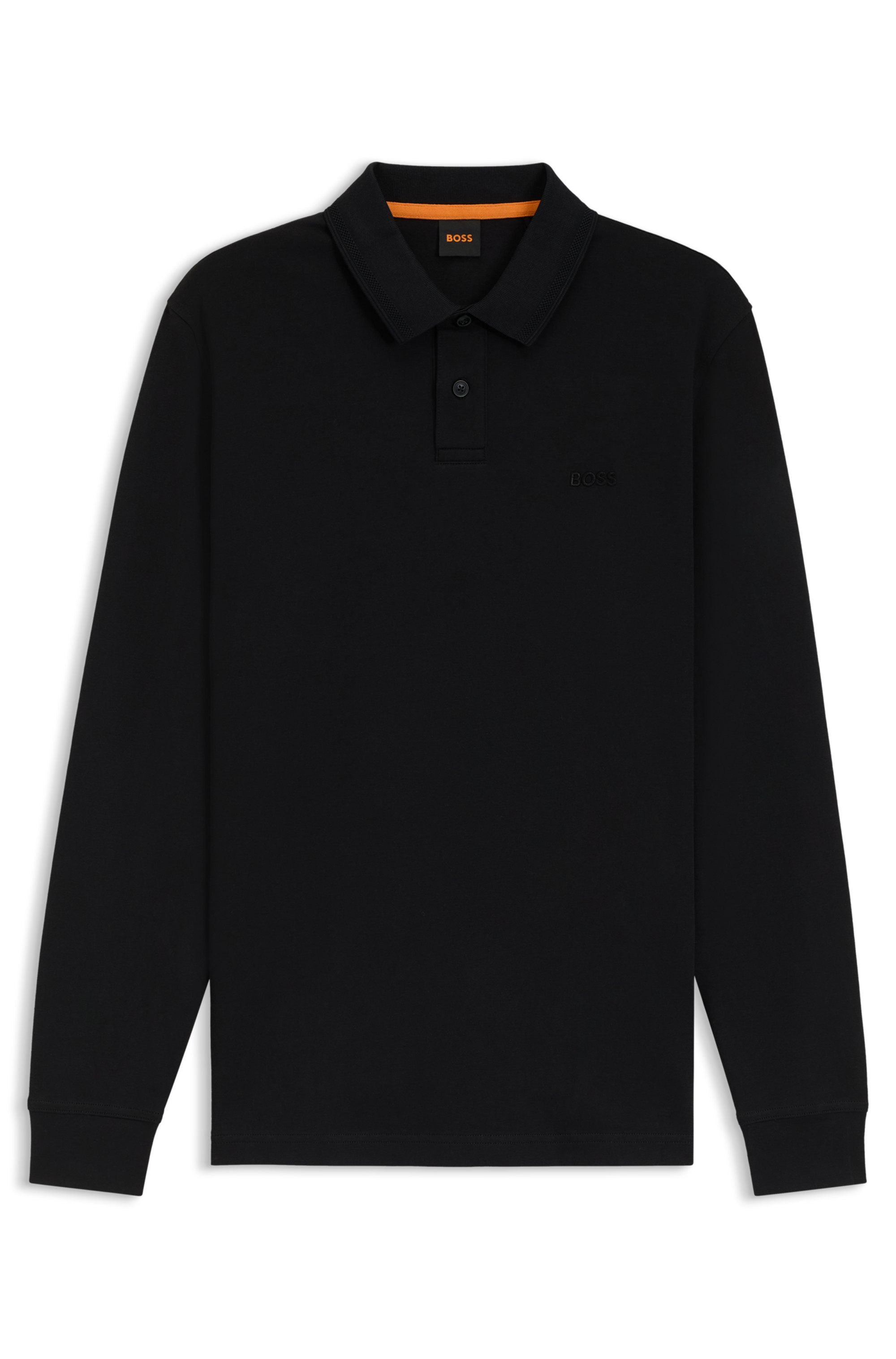 Boss Orange Poloshirt Pe met een polokraag