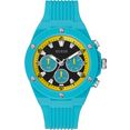 guess multifunctioneel horloge poseidon, gw0268g4 blauw