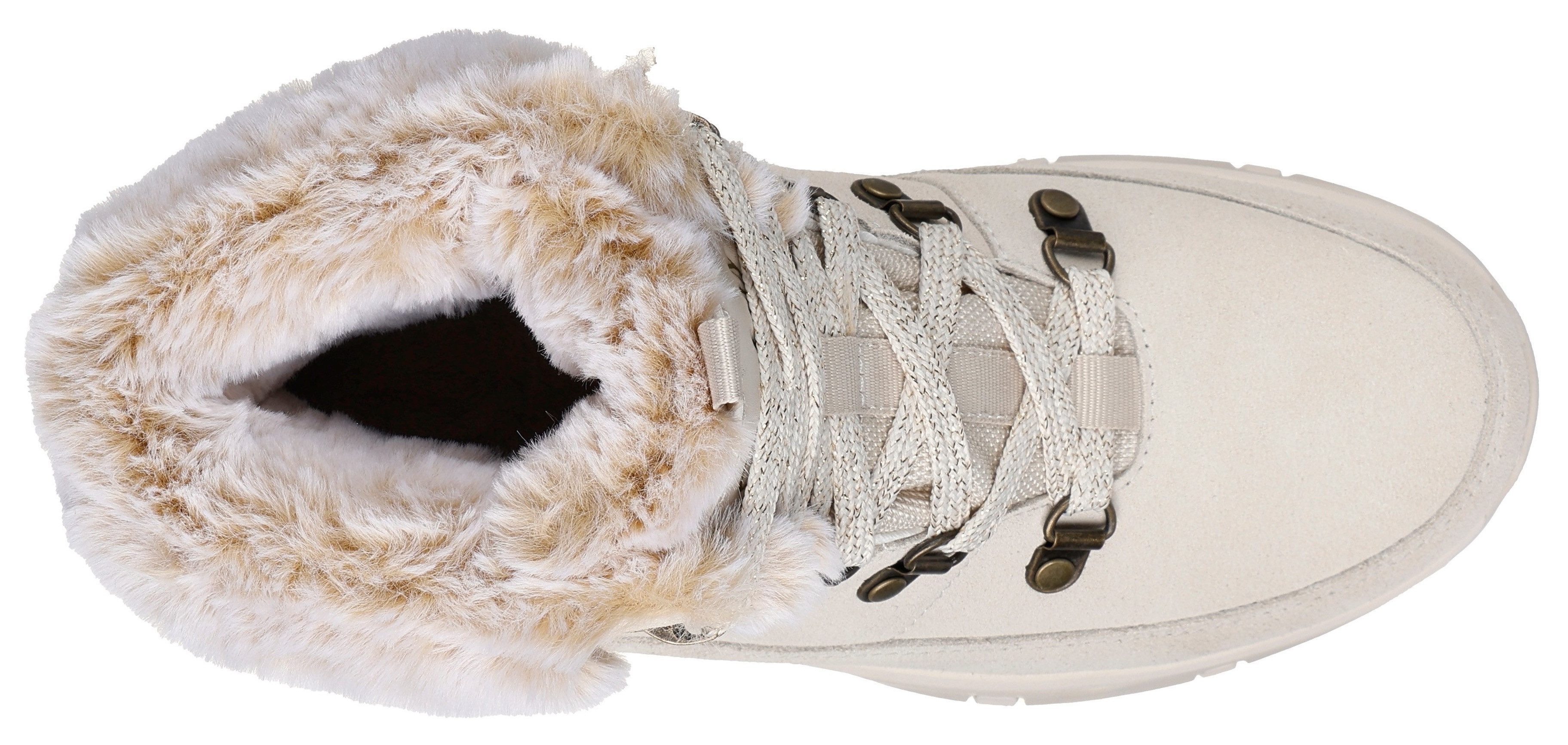Skechers Winterlaarzen TREGO Chunky boots, vrijetijdsschoen, winterlaarzen met plateauzool