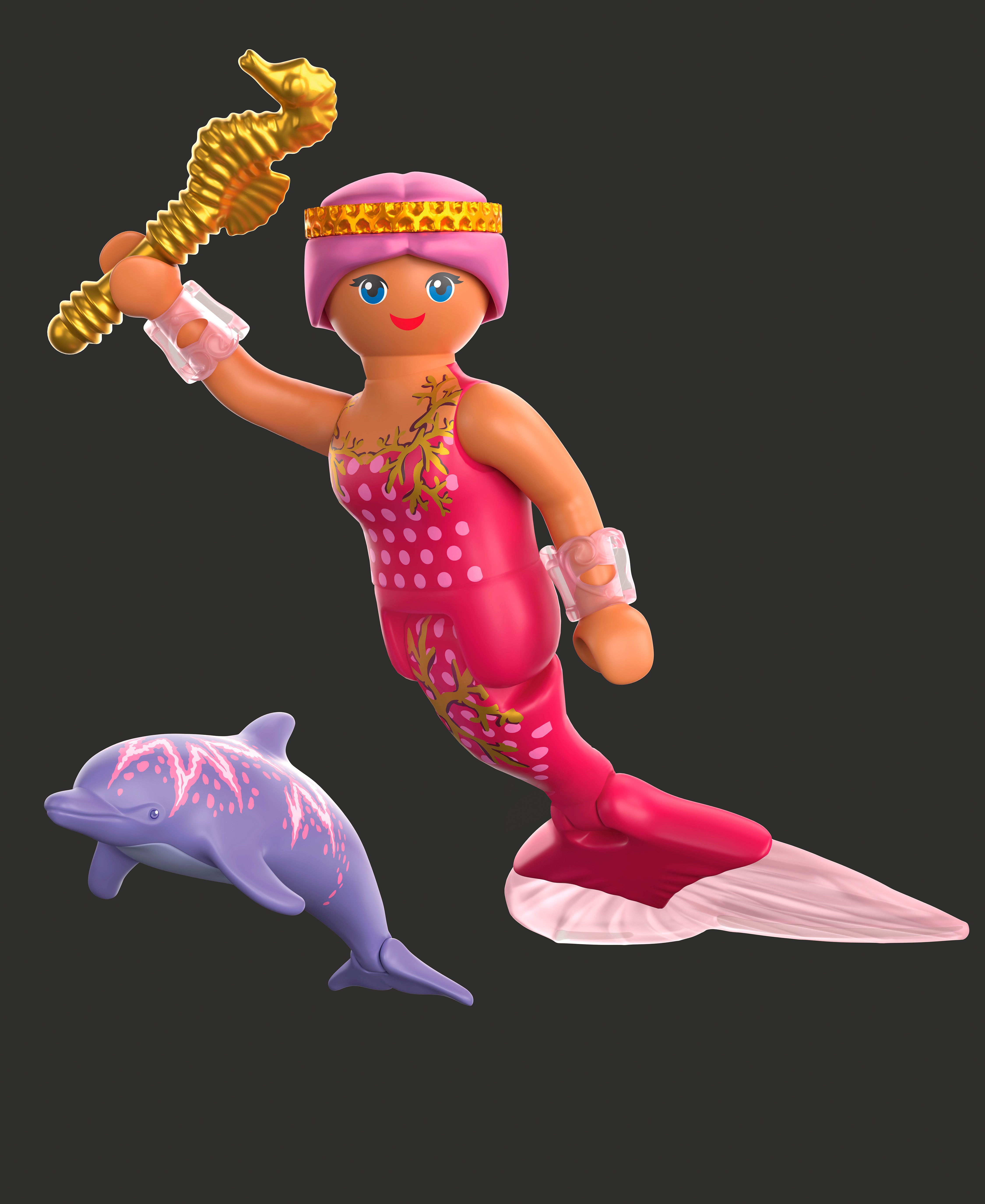 Playmobil® Constructie-speelset Meerjungfrauen-Schatz mit Delfinen (71861), Princess Magic (49-delig)
