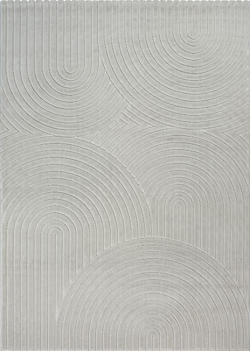 The carpet Vloerkleed Parma moderne woonkamer tapijt geschikt voor buiten, dichte pool