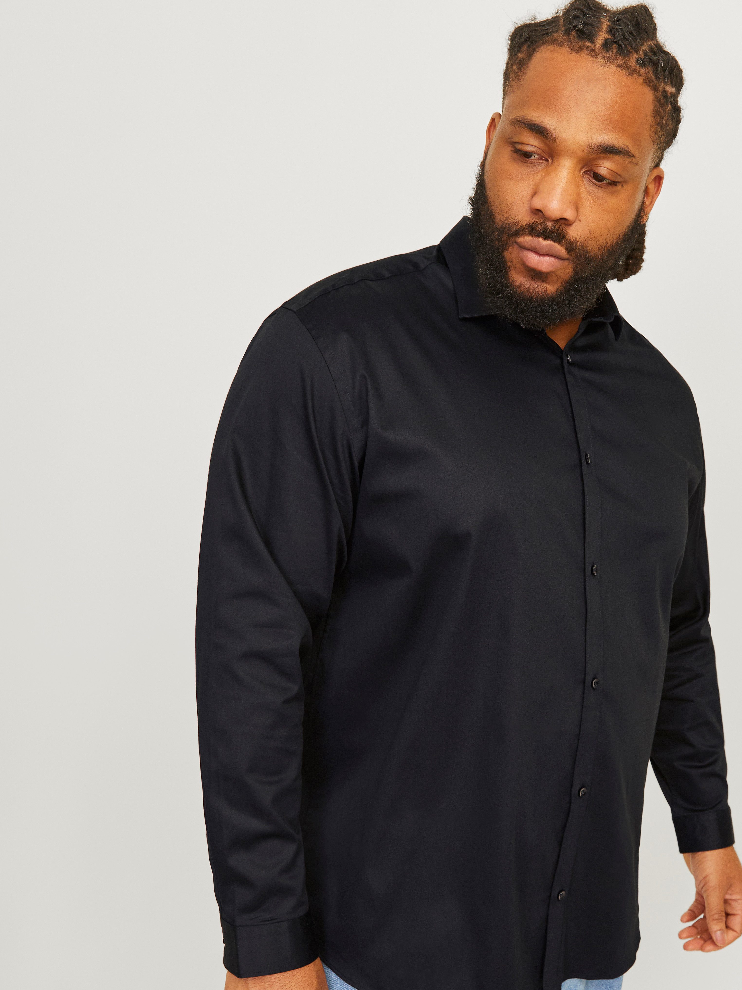 Jack & Jones PlusSize Overhemd met lange mouwen JJPRPARMA SHIRT L S NOOS PLS