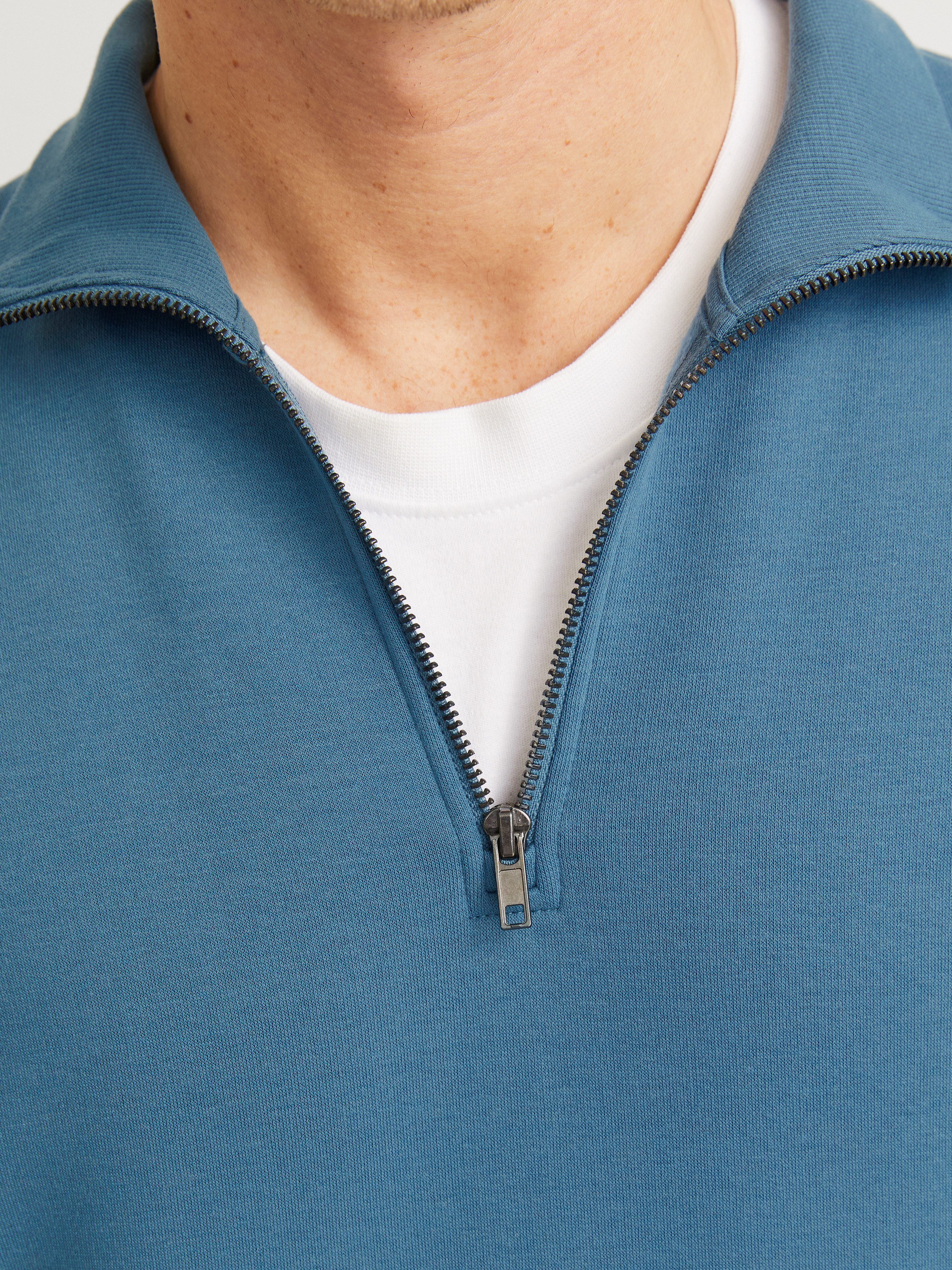 Jack & Jones Sweatshirt JJEBRADLEY SWEAT HALF ZIP NOOS
