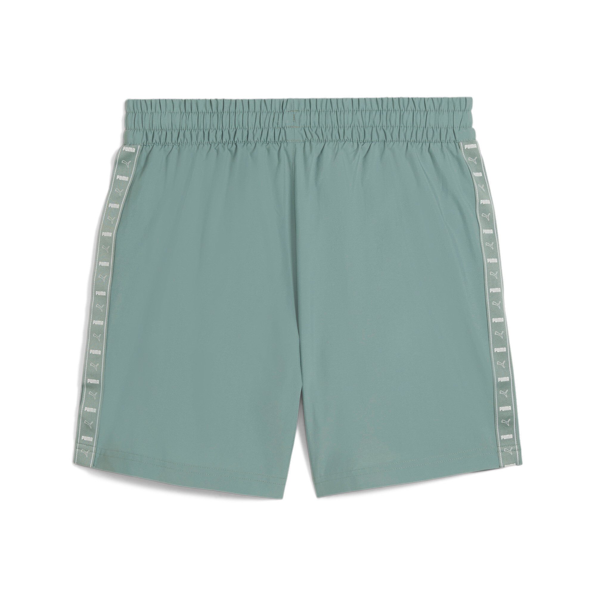 PUMA Short ESS TAPE WOVEN SHORTS 5" voor heren, tape-stripes aan het been