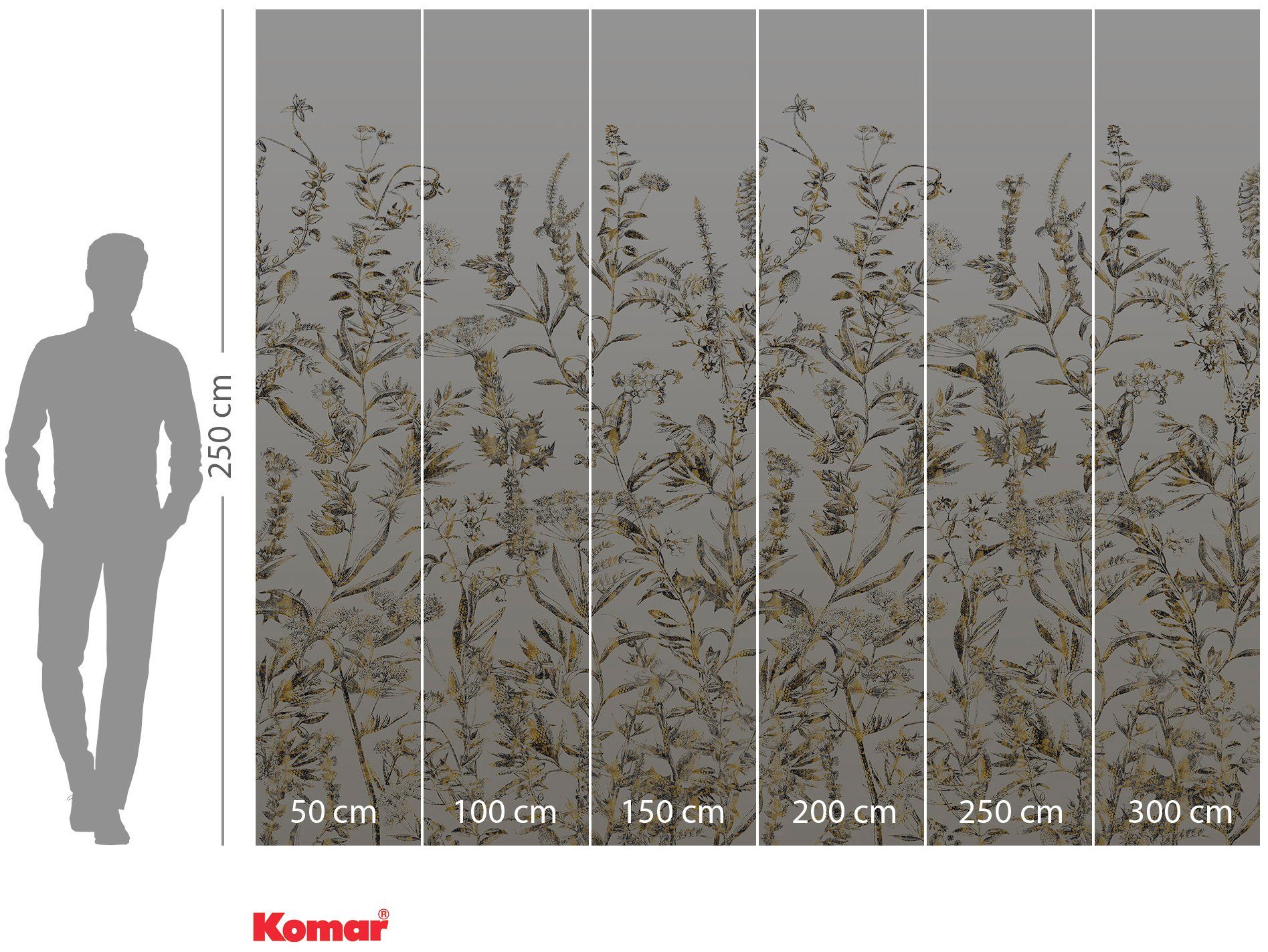 Komar Vliesbehang Digitale print vlies - Eldorado - Afmeting 300 x 250 cm (1 stuk)