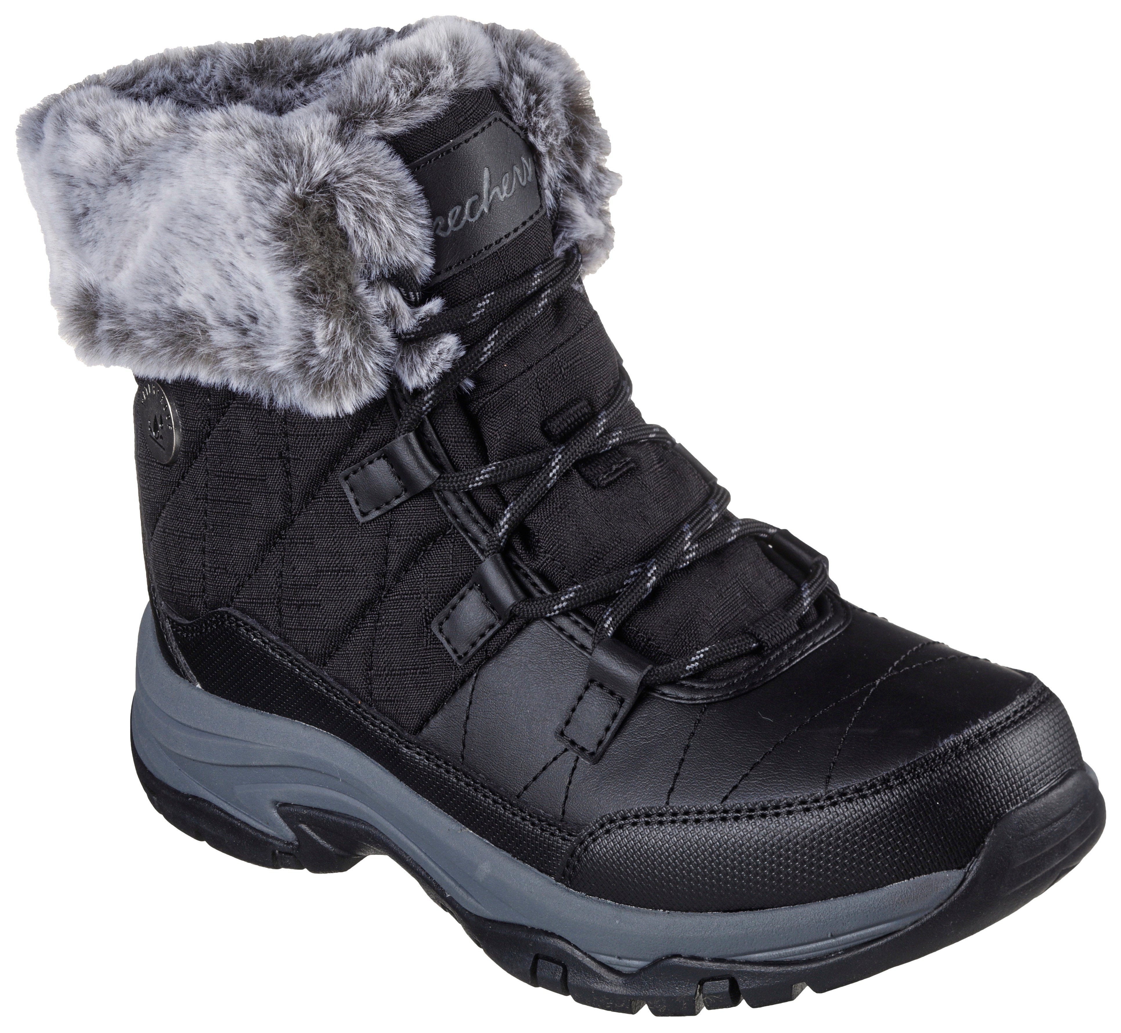 Skechers Winterlaarzen TREGO- met imitatiebontbeleg