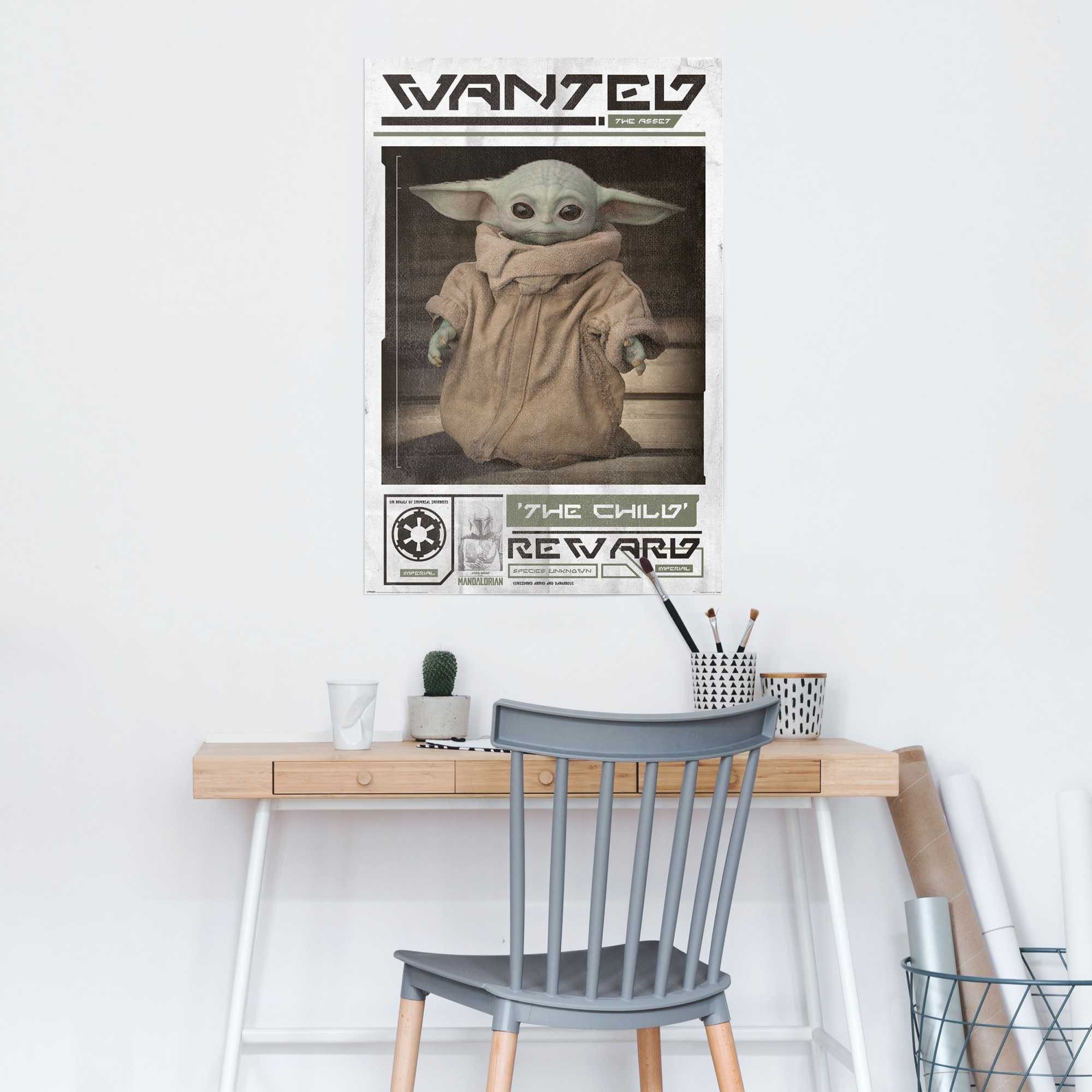 Reinders! Poster Mandalorian baby Yoda The Child