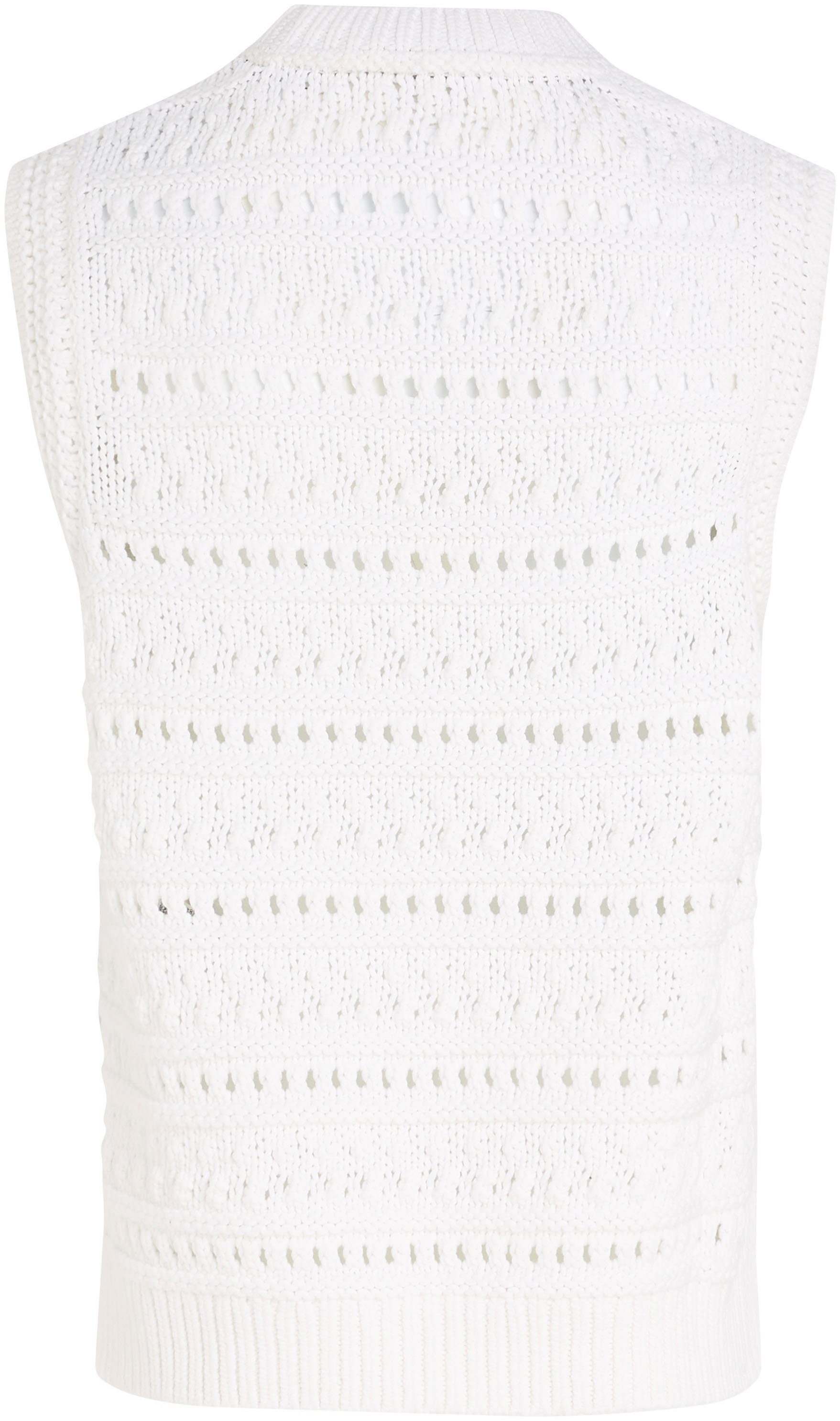 Tommy Hilfiger Slip-over CROCHET C-NK SWEATER VEST