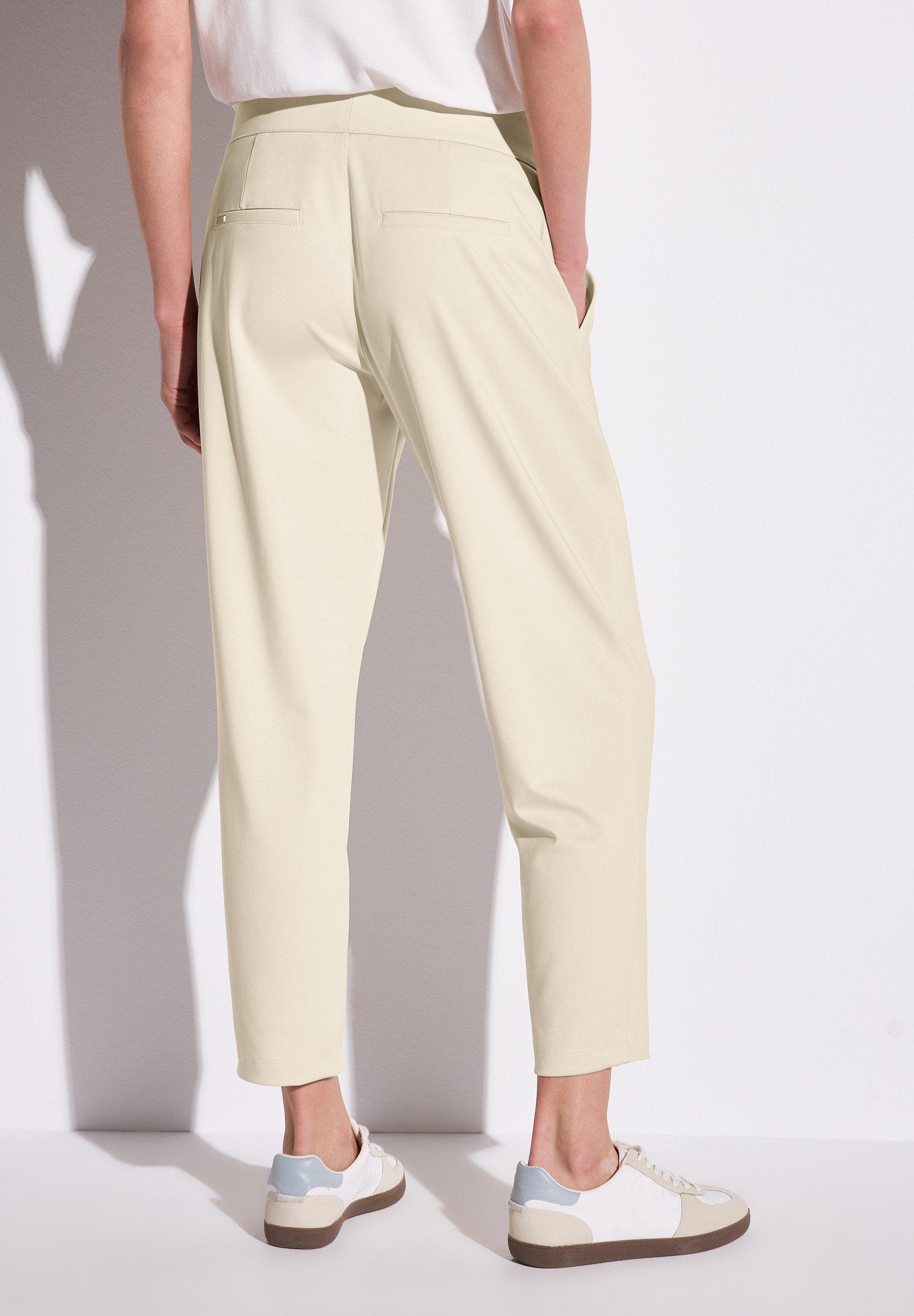 STREET ONE Stoffen broek Style Bonny met rijgkoord in de band