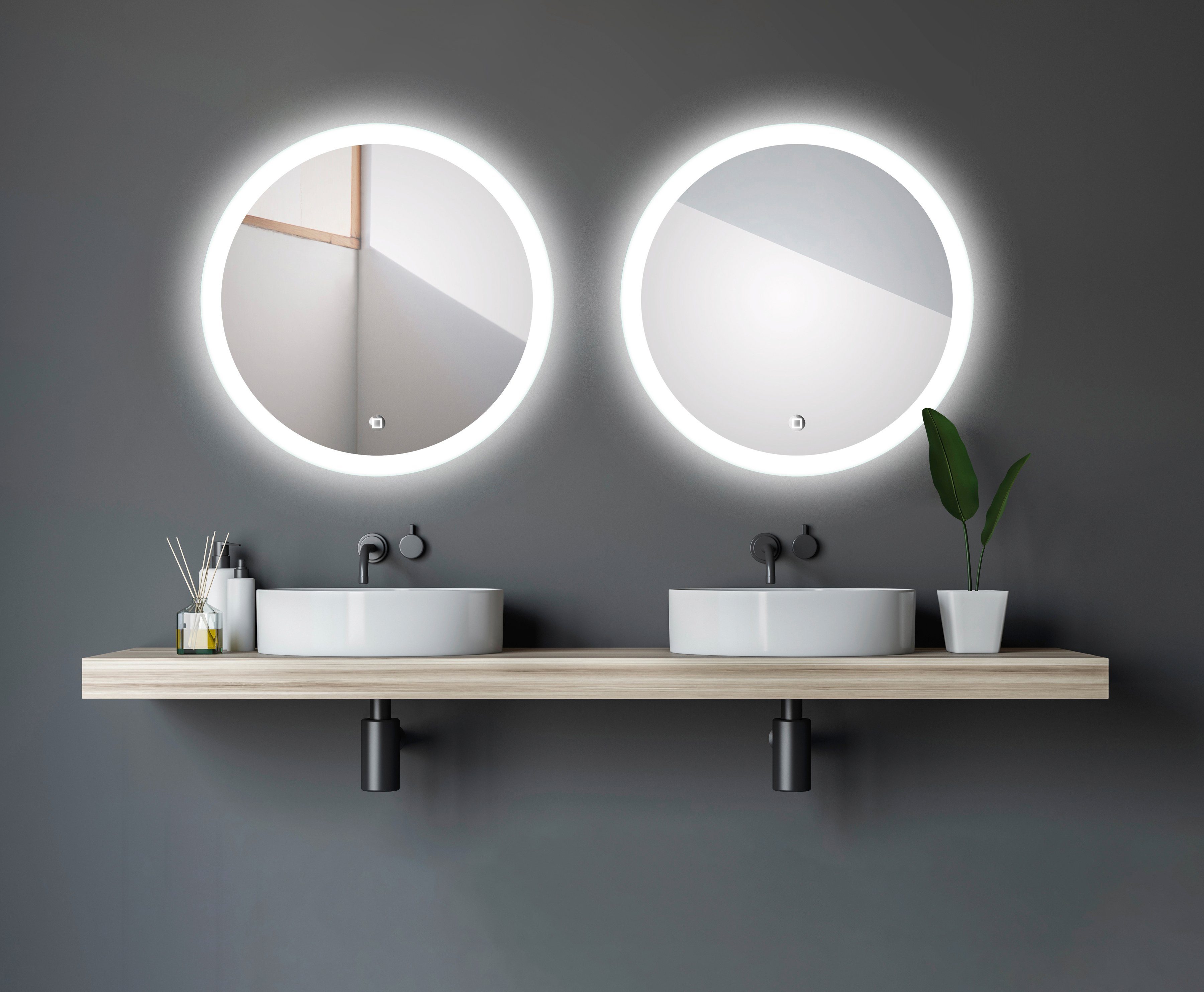 Talos Badspiegel Lunar 59 cm met sensorschakelaar