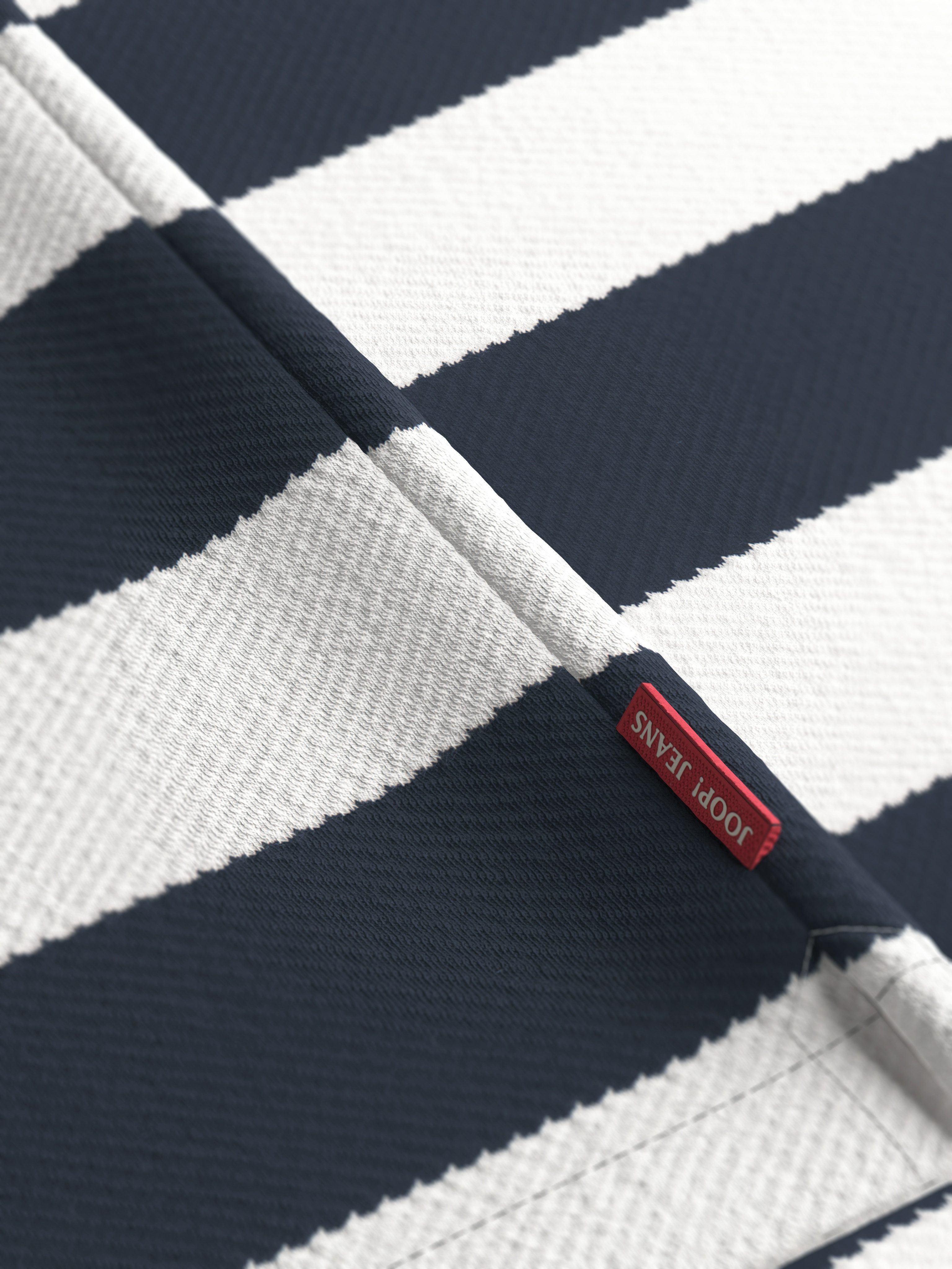 Joop Jeans Poloshirt Ingo Met korte knoopsluiting en polokraag