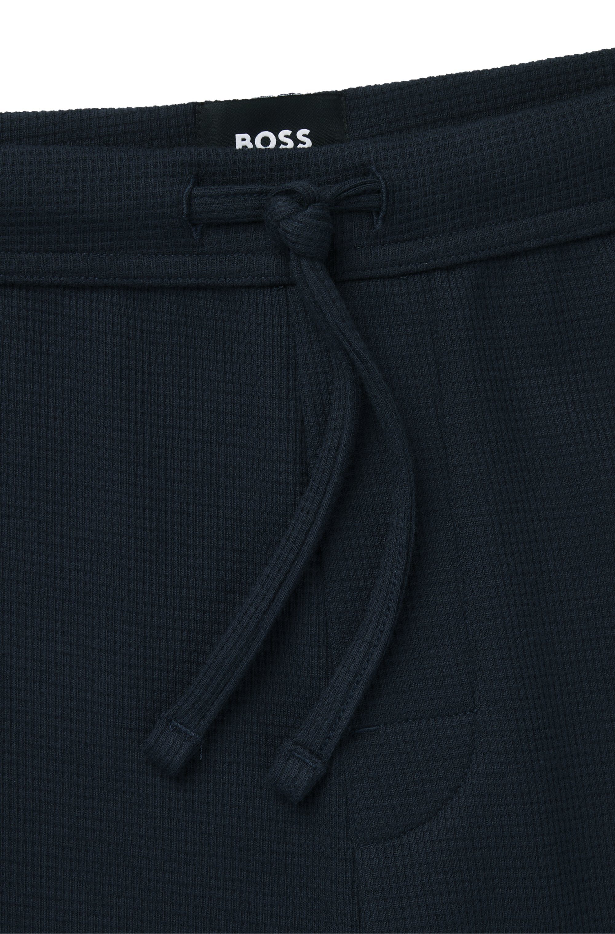 BOSS Pyjamabroek Waffle Pants