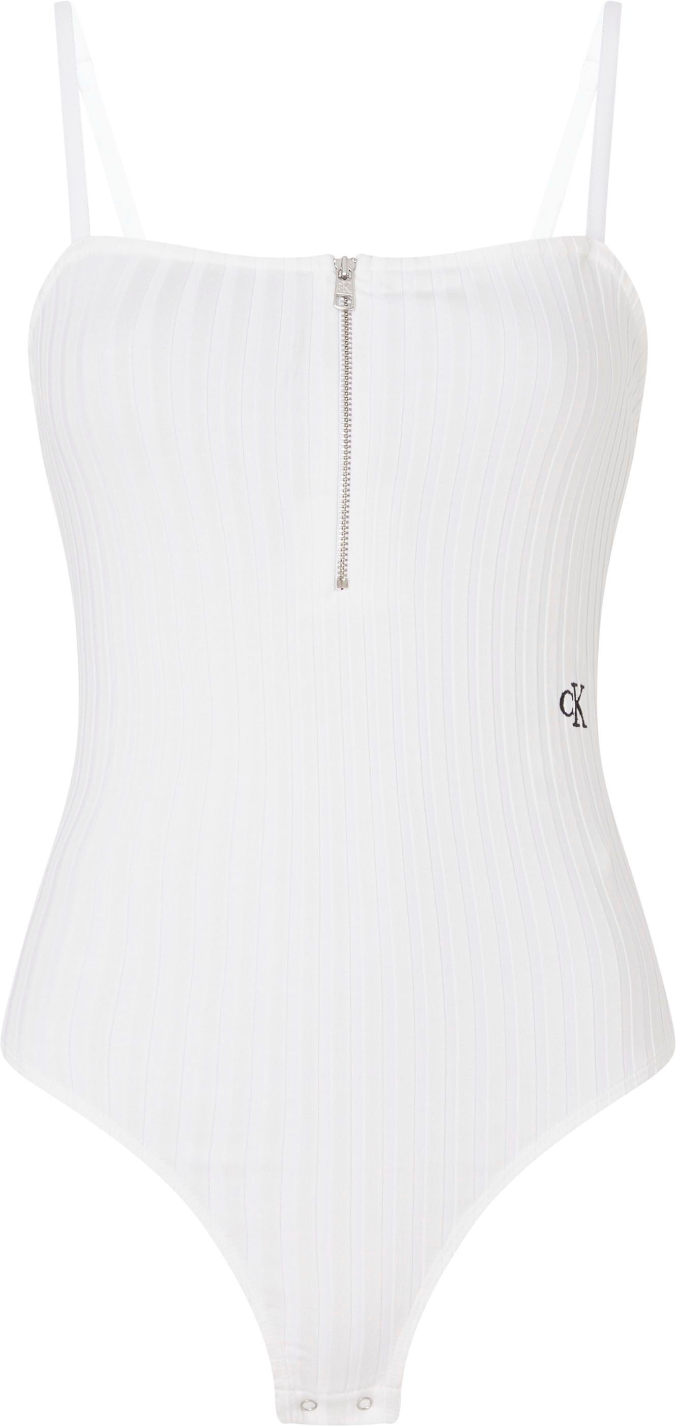 Calvin Klein Body ZIPPER RIB STRAPPY met halve ritssluiting