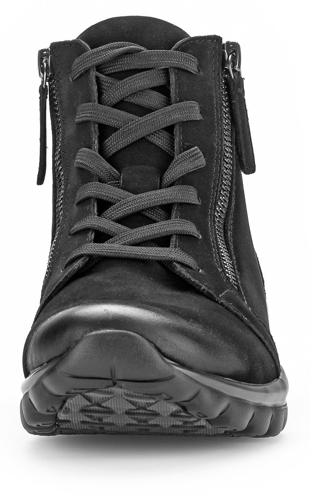 Gabor Rollingsoft Hoge veterschoenen met geprofileerde rubberzool