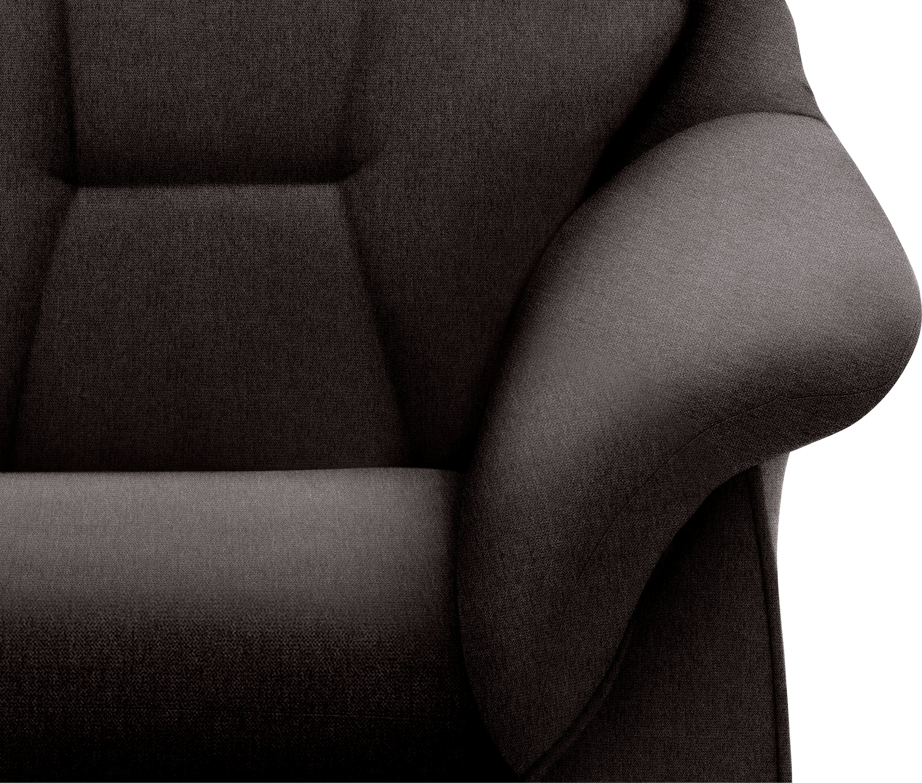 DOMO collection Fauteuil Faenza voor kleine ruimtes, tijdloos en elegant, compacte afmetingen