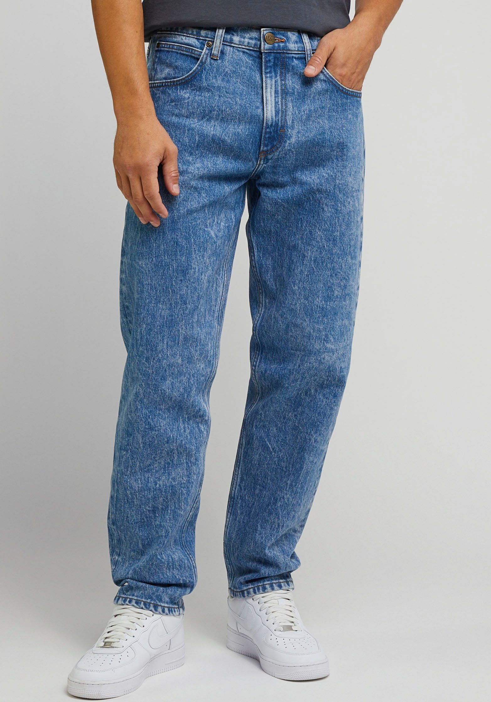 Lee Wijde jeans OSCAR heren jeans maat 36 blauw