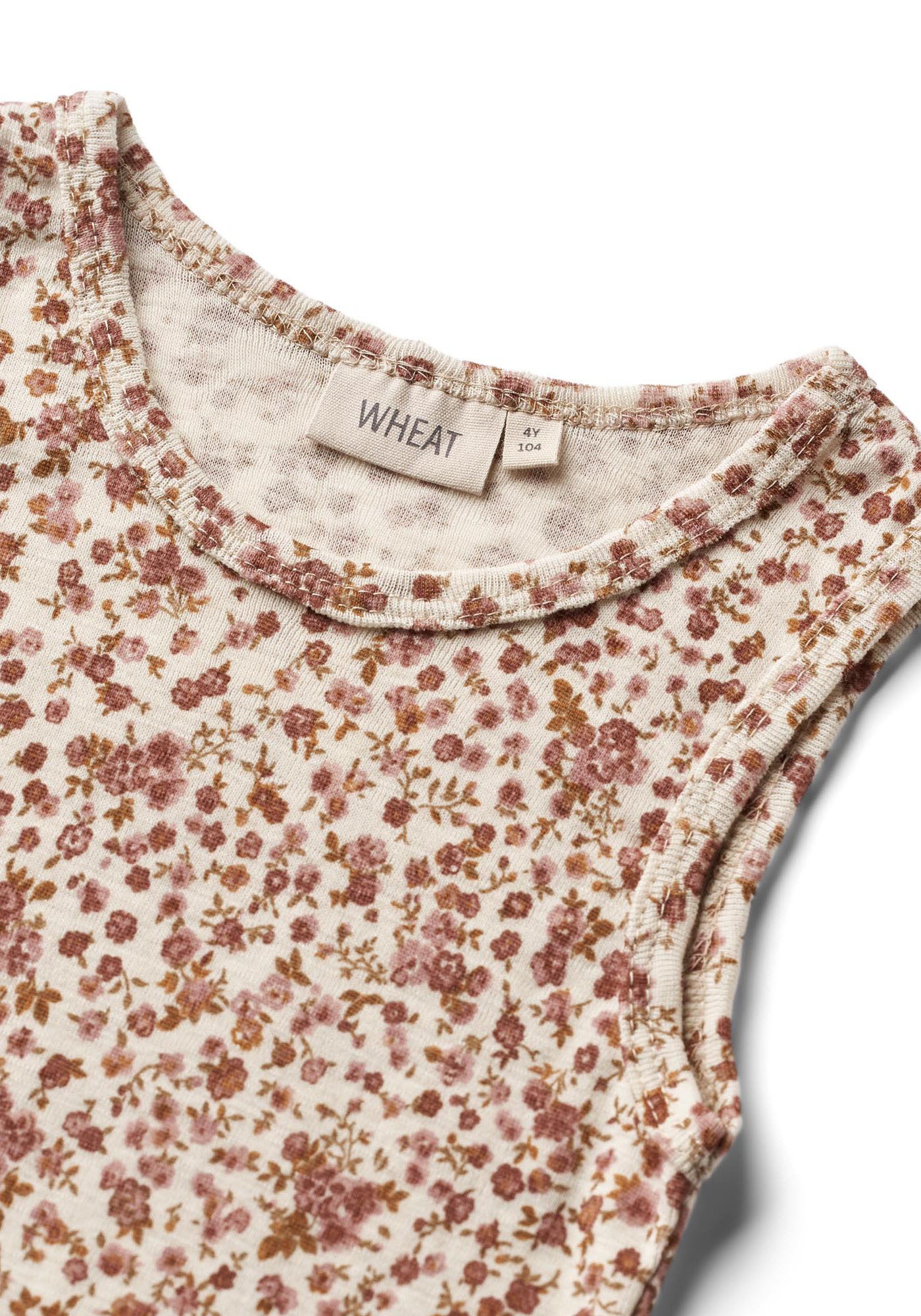 WHEAT Tanktop Wool Singlet Iggy van zuivere merinoswol