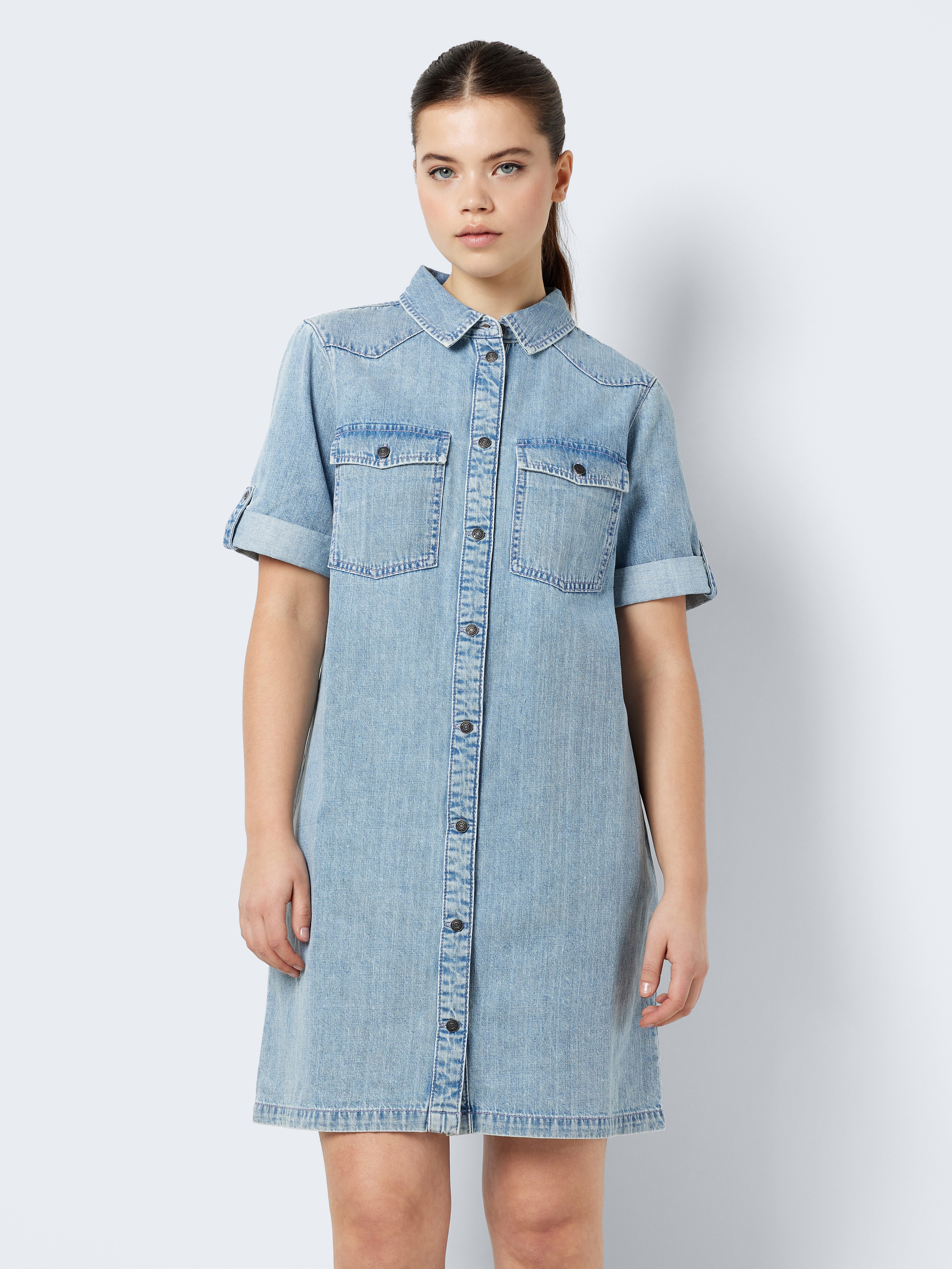 Noisy may Jeans jurk NMNEW SIGNE S/S DENIM DRESS VI003LB NOOS