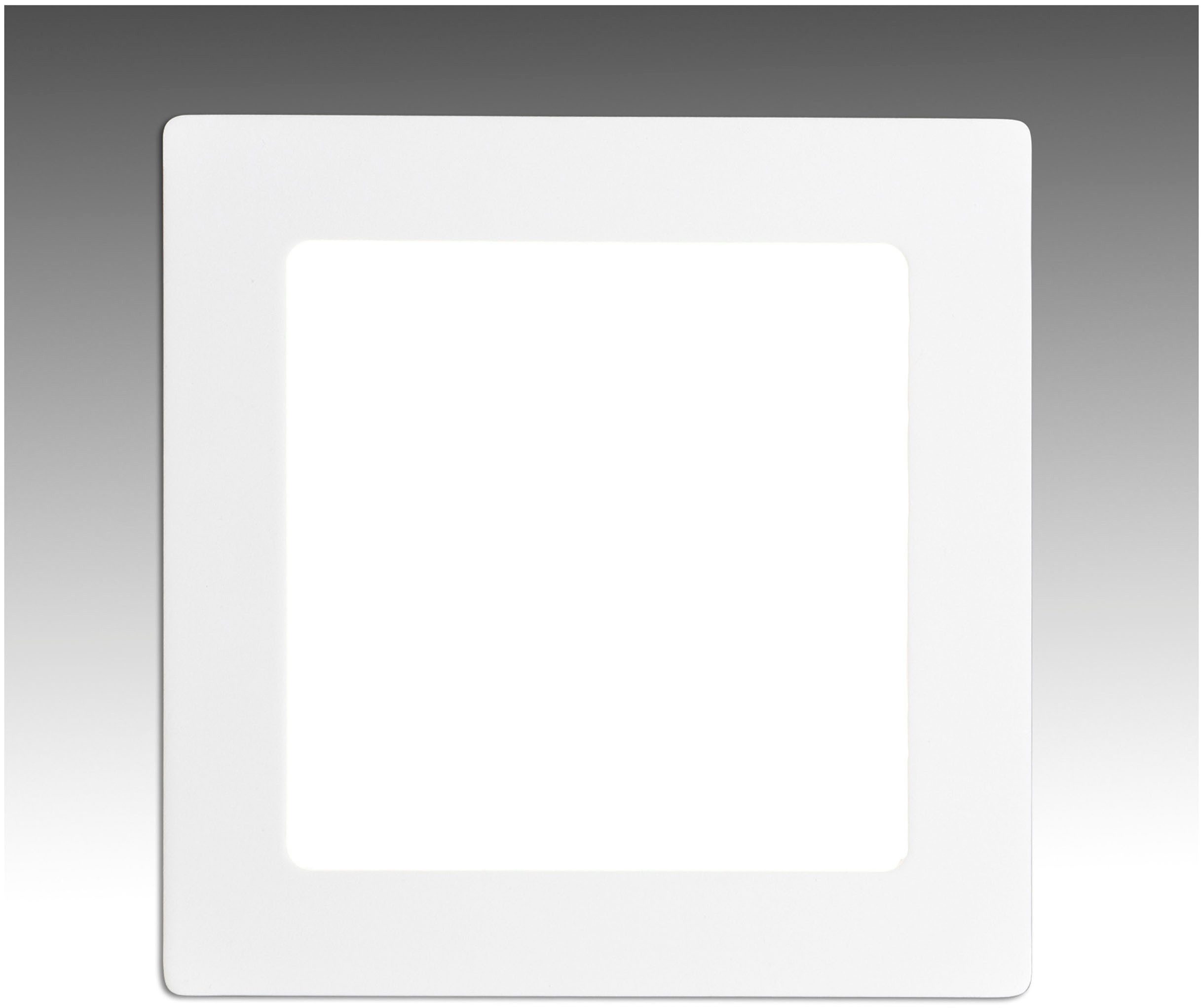 näve Led-paneel Dimplex Opbouwpaneel vierkant wit, dimbaar, faseaan- en afsnijding, 17,2x17,2cm (1 stuk)