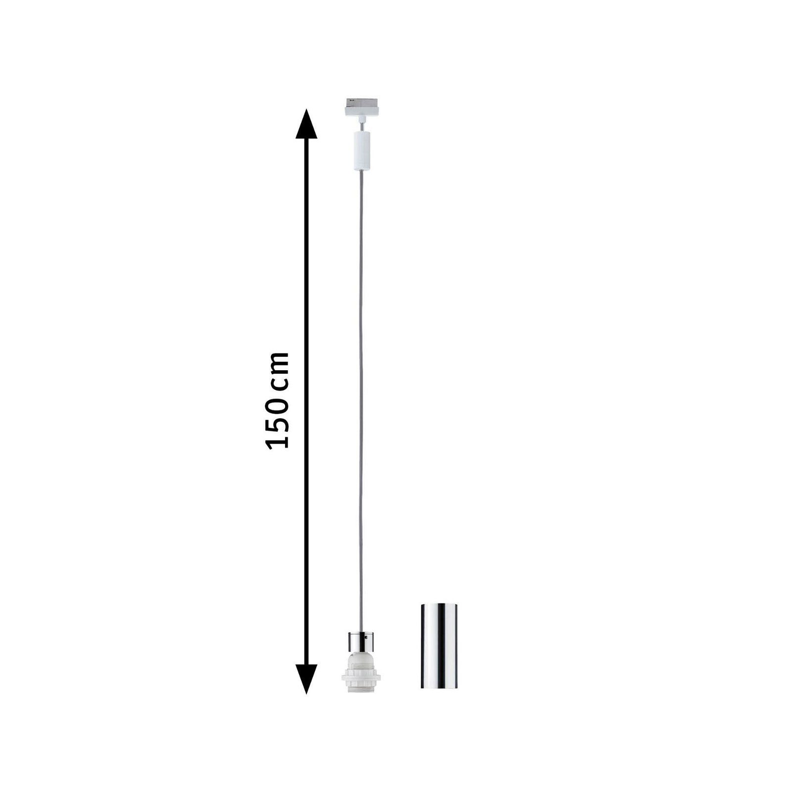 Paulmann Railsysteem-lampen URail Hanglamp 2Easy E27 max. 20W dimbaar 230V (1-delig)