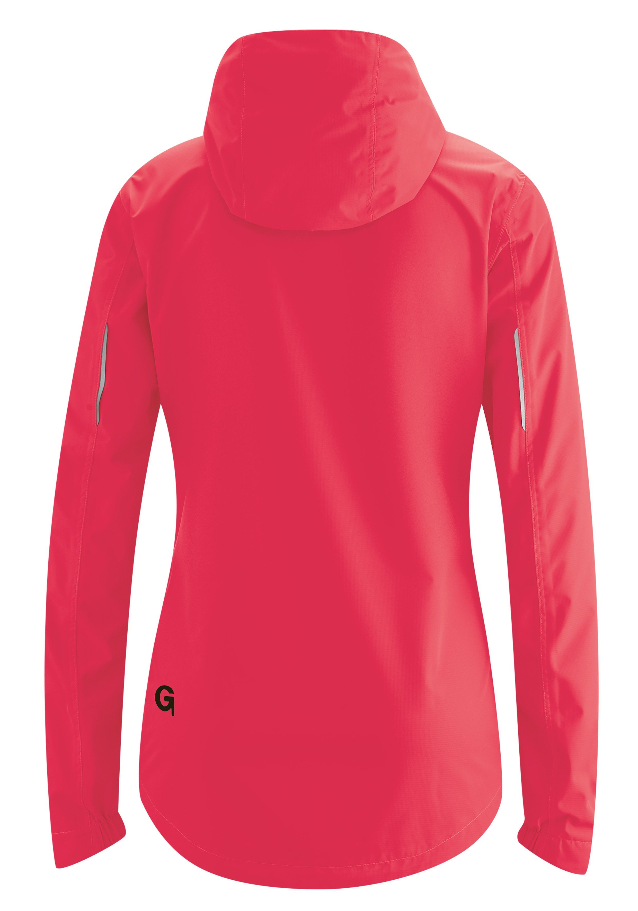 Gonso Fietsjack SURA LIGHT Dames regenjack wind- en waterdicht, fietsjack met capuchon