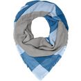 only modieus sjaaltje onlaldini weaved square scarf blauw