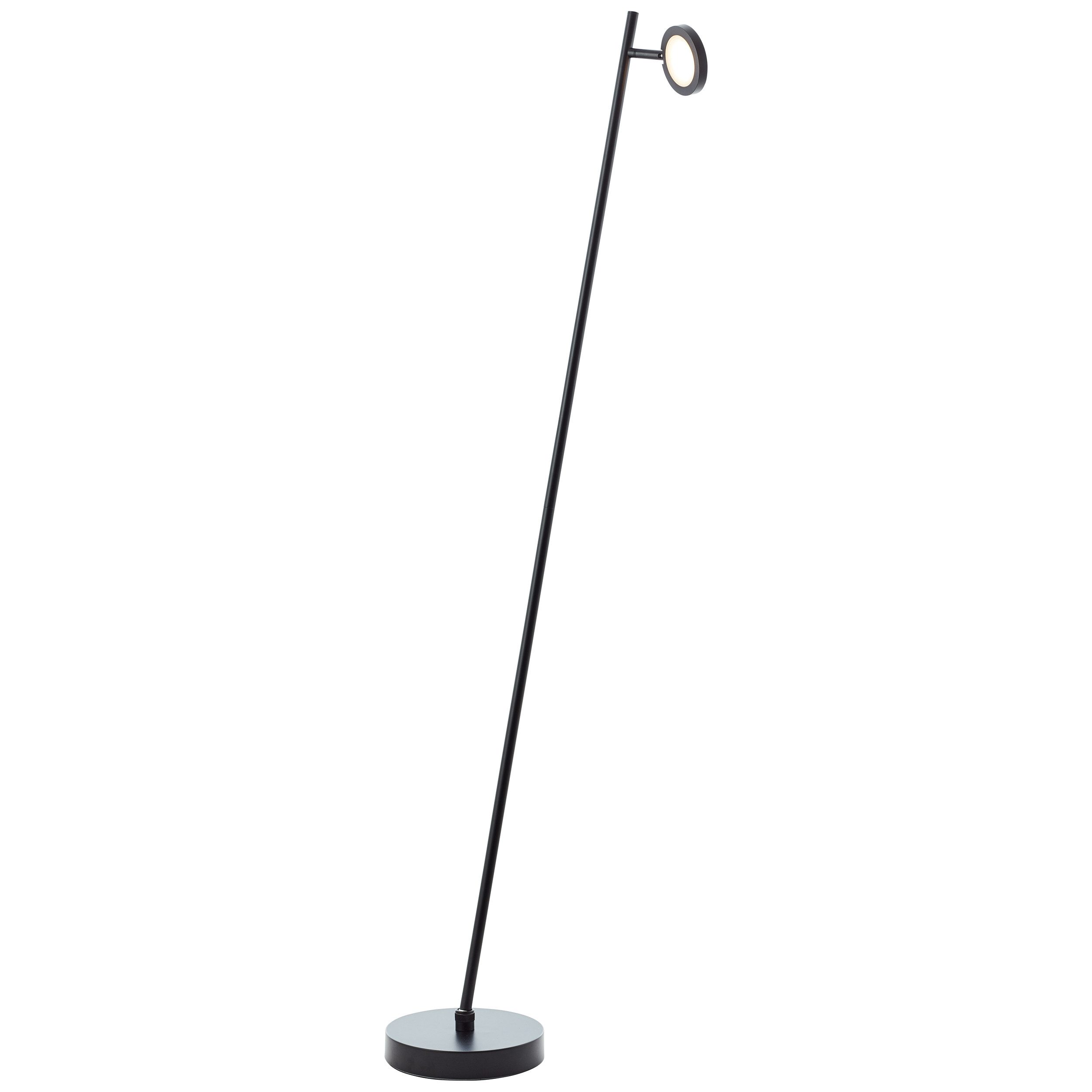 Brilliant Leuchten Led-staande lamp Pesso 135 x 25 x 20 cm, 600 lm, 3000 k, 3-traps dimbaar, kantelbaar, metaal