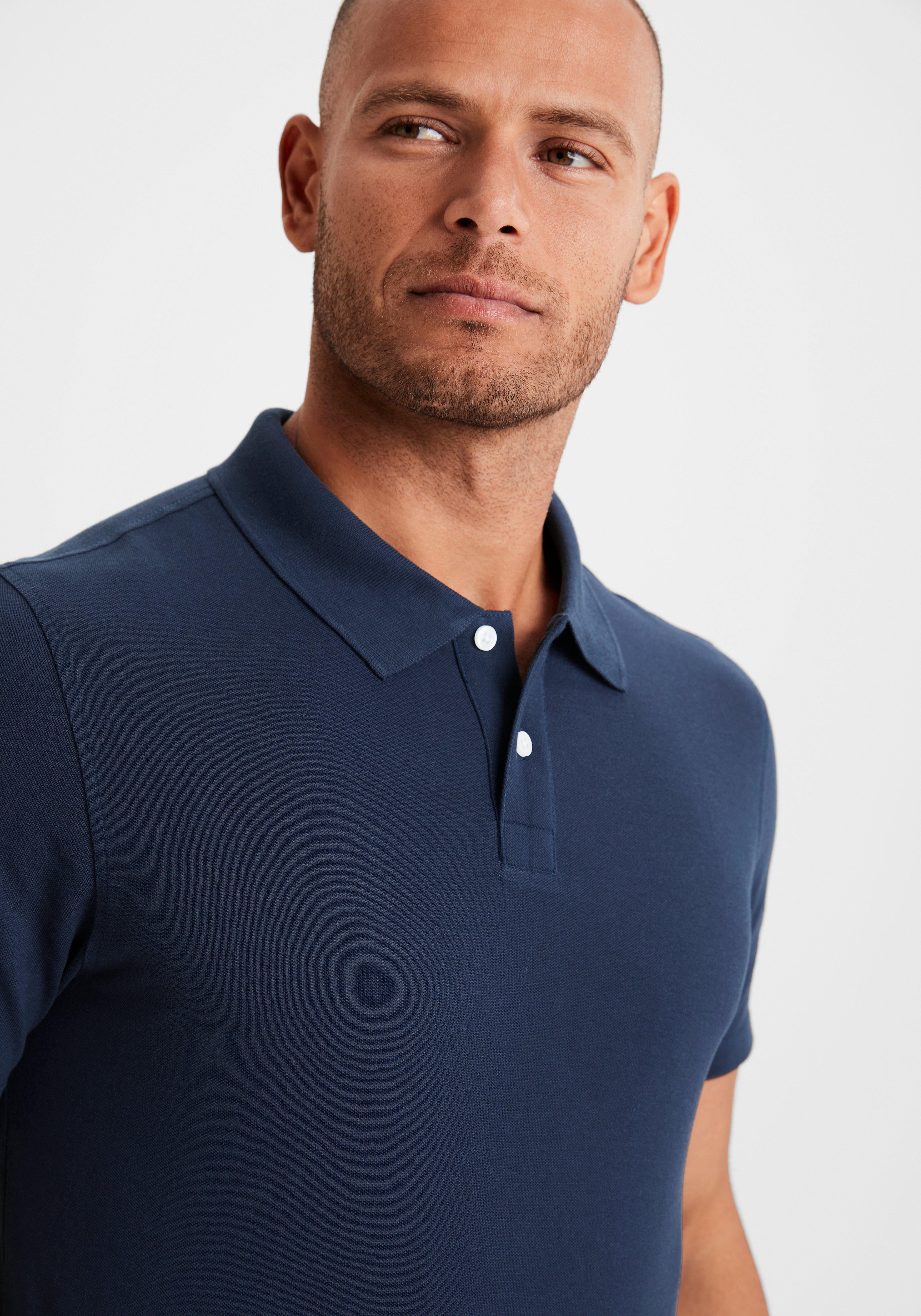 Beachtime Poloshirt Korte mouw, shirt met polokraag, katoen piqué