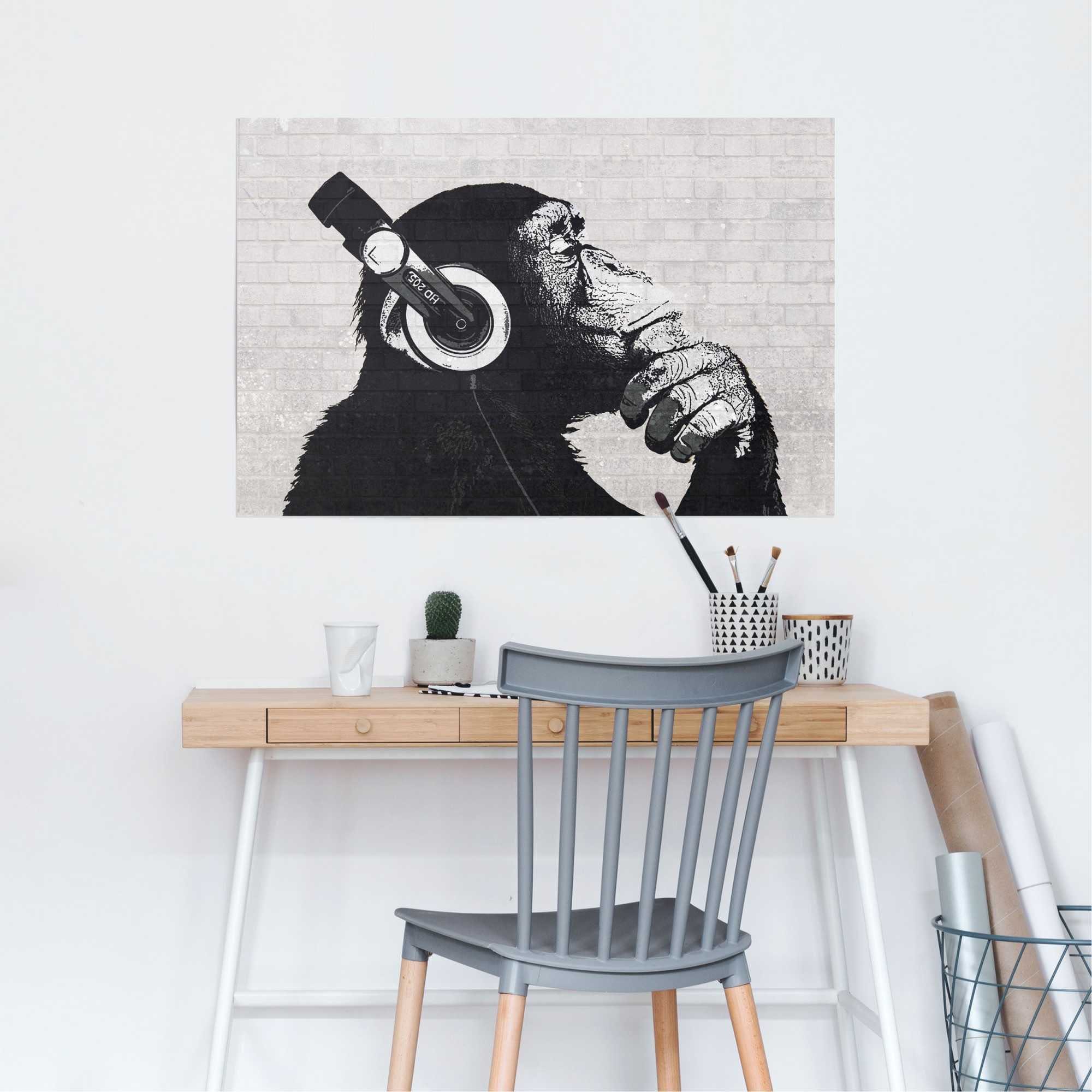 Reinders! Poster chimpansee wand