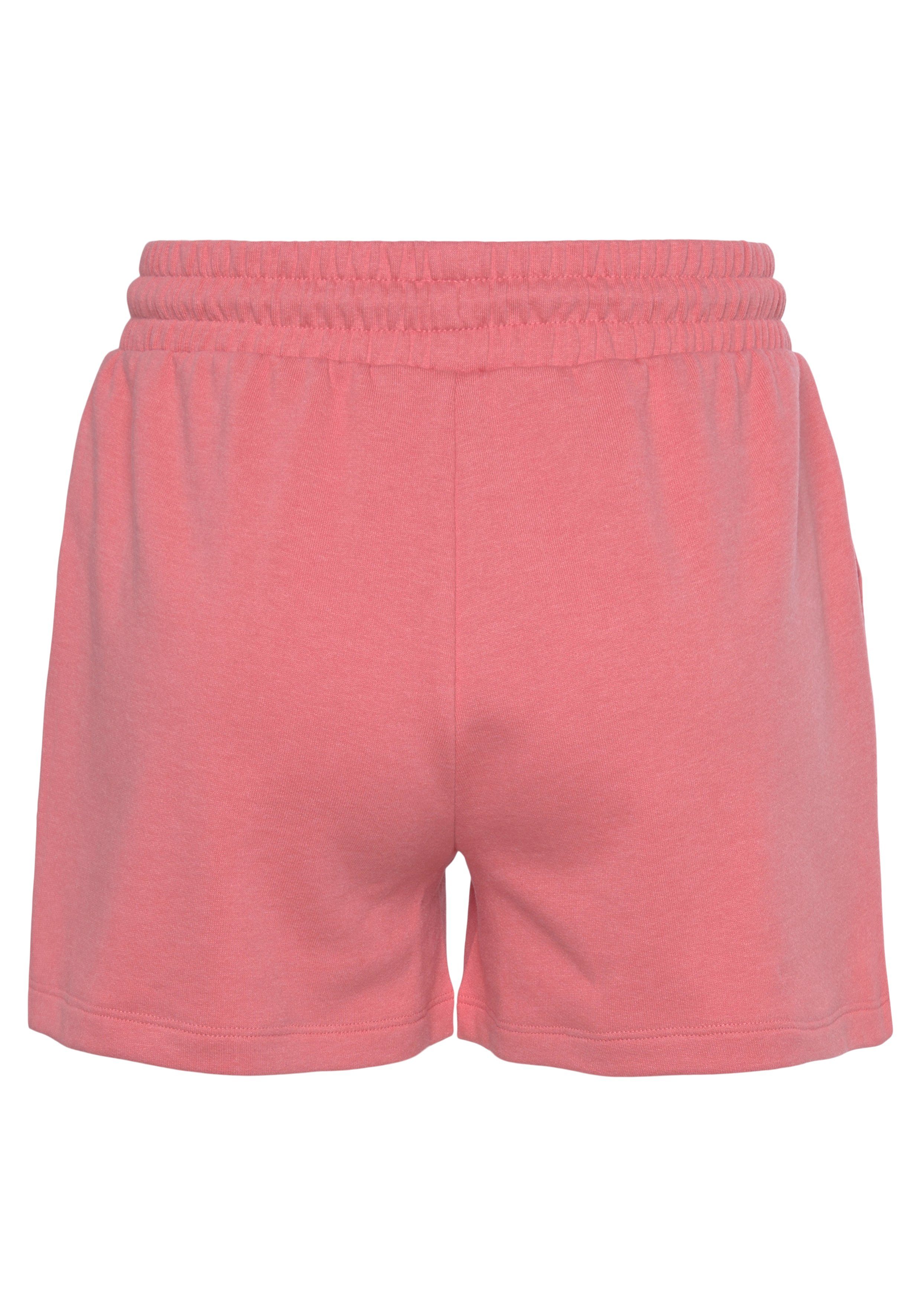 Vivance Sweatshort Korte broek met opgestikte zakken en contrastkoord, loungewear