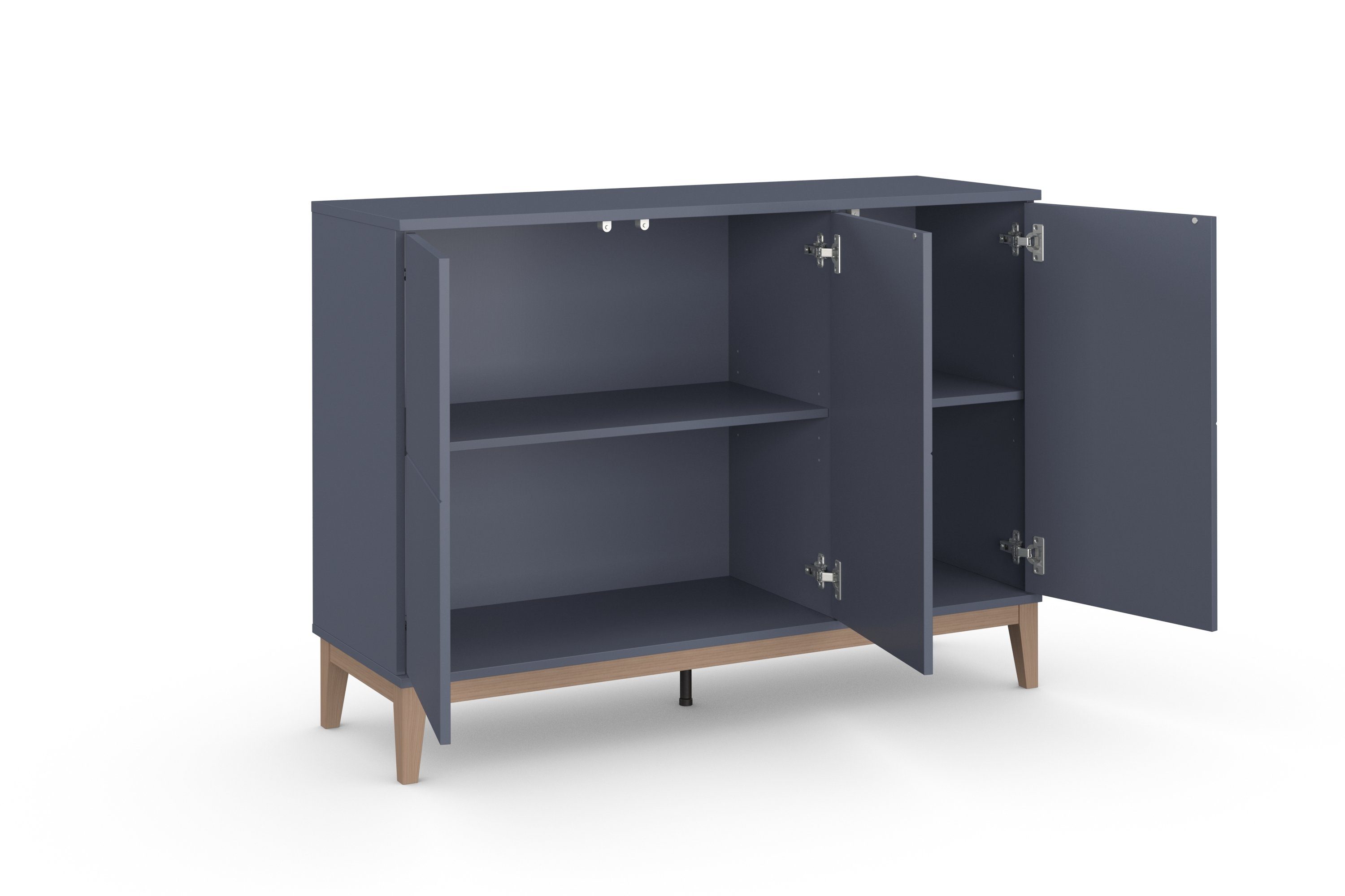 andas Dressoir Maryd Commode, onderstel in houtlook, breedte 120 cm (1 stuk)