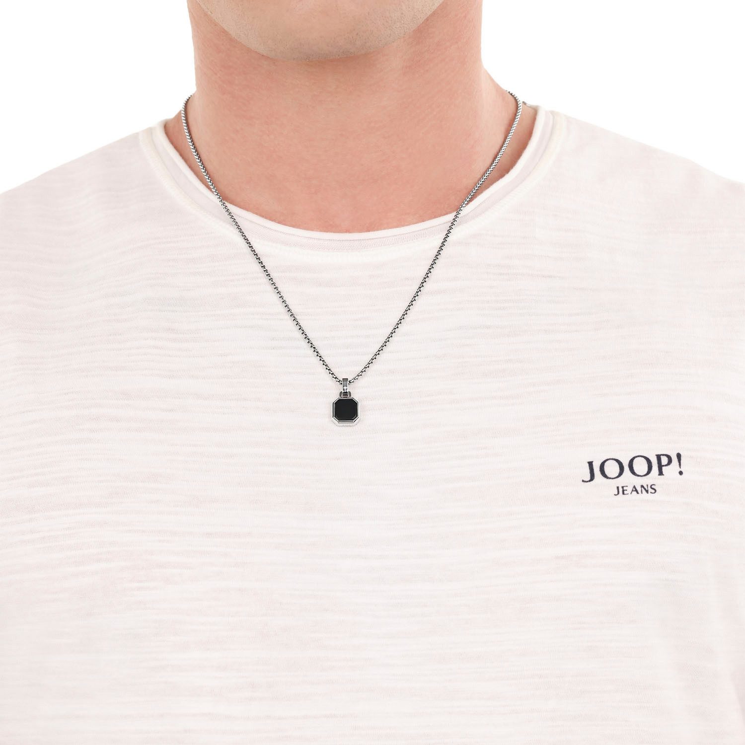 Joop! Ketting met hanger 2038987 met hypersthen