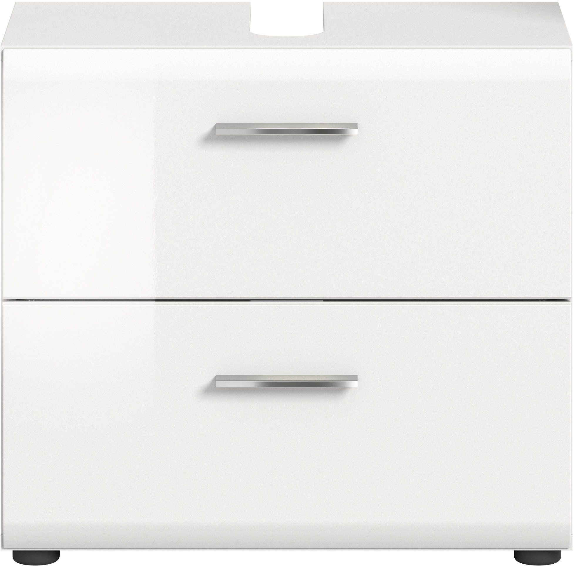 INOSIGN Wastafelonderkast FLORENZ, TOPSELLER!, Breedte 60 cm, 2 lades, incl. sifonaansluiting