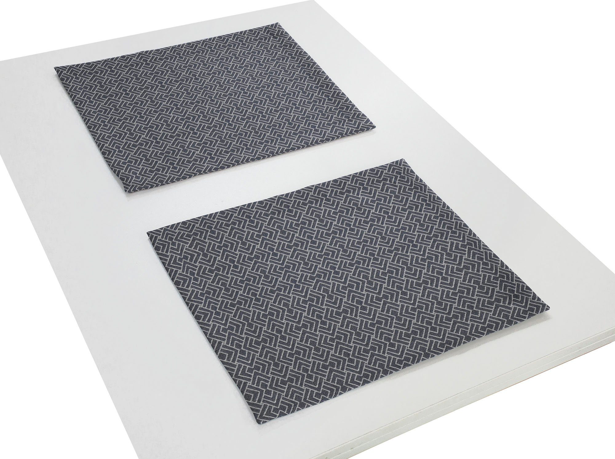 Adam Set placemats Graphic Ventus Light GOTS organic, gecertificeerd door CERES 0242, Made in Germany (2 stuks)