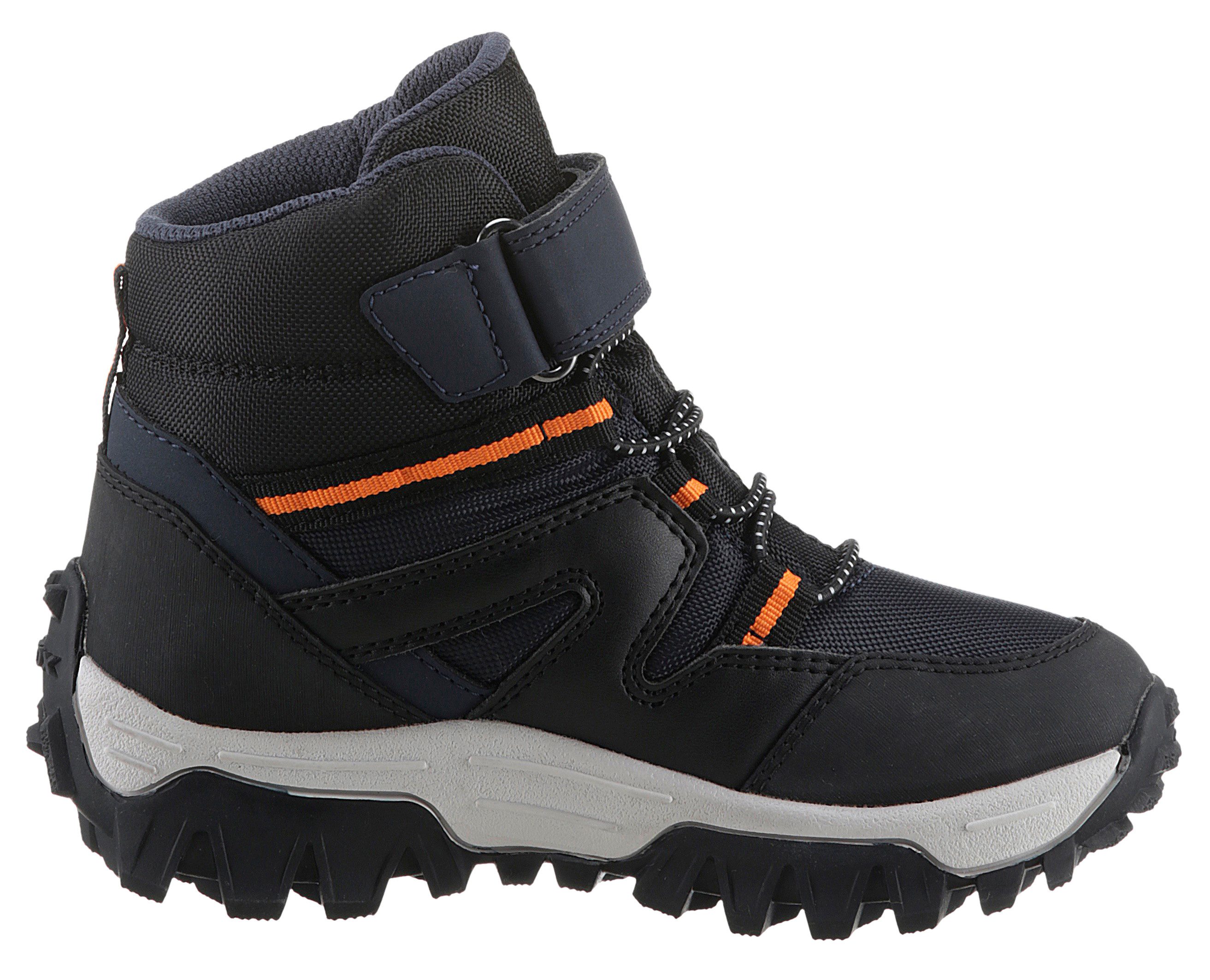 Geox Winterlaarzen J HIMALAYA BOY B ABX Sneeuwlaarzen, klittenlaarzen, kinderschoen met profielzool