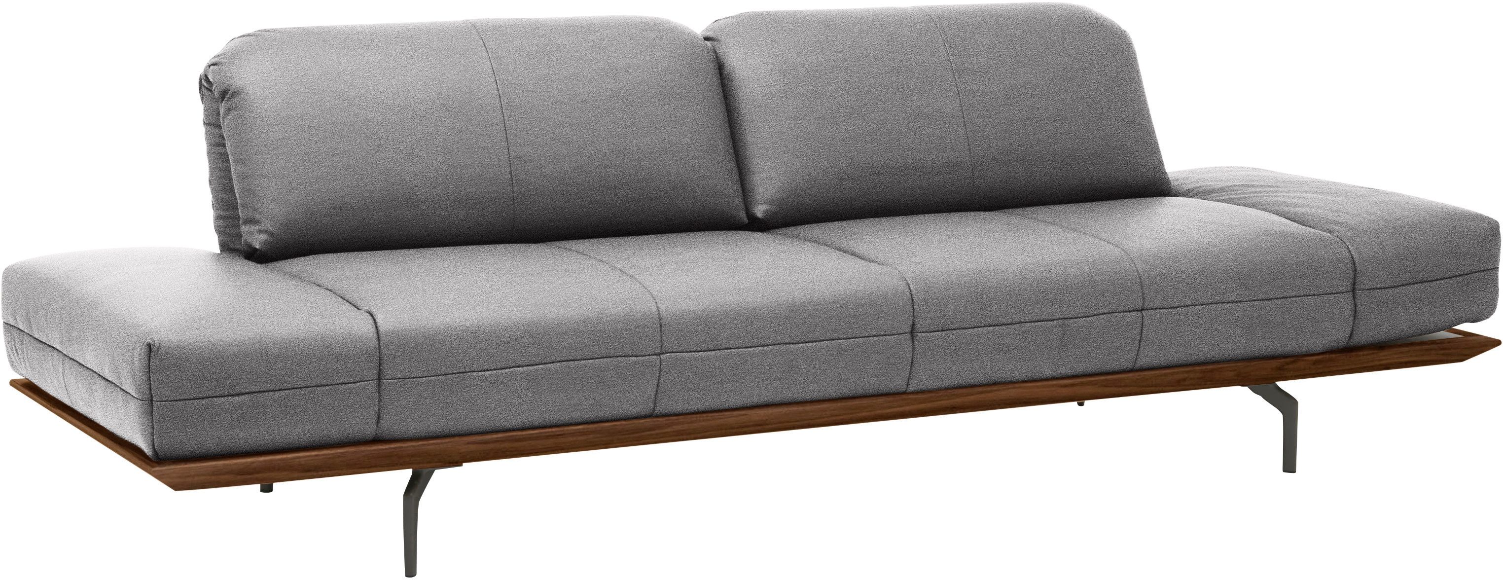 Creation BY ROLF BENZ 3-zitsbank CR.420, design bank, loungesofa in 2 kwaliteiten, houten frame in eiken natuur of noten, breedte 232 cm