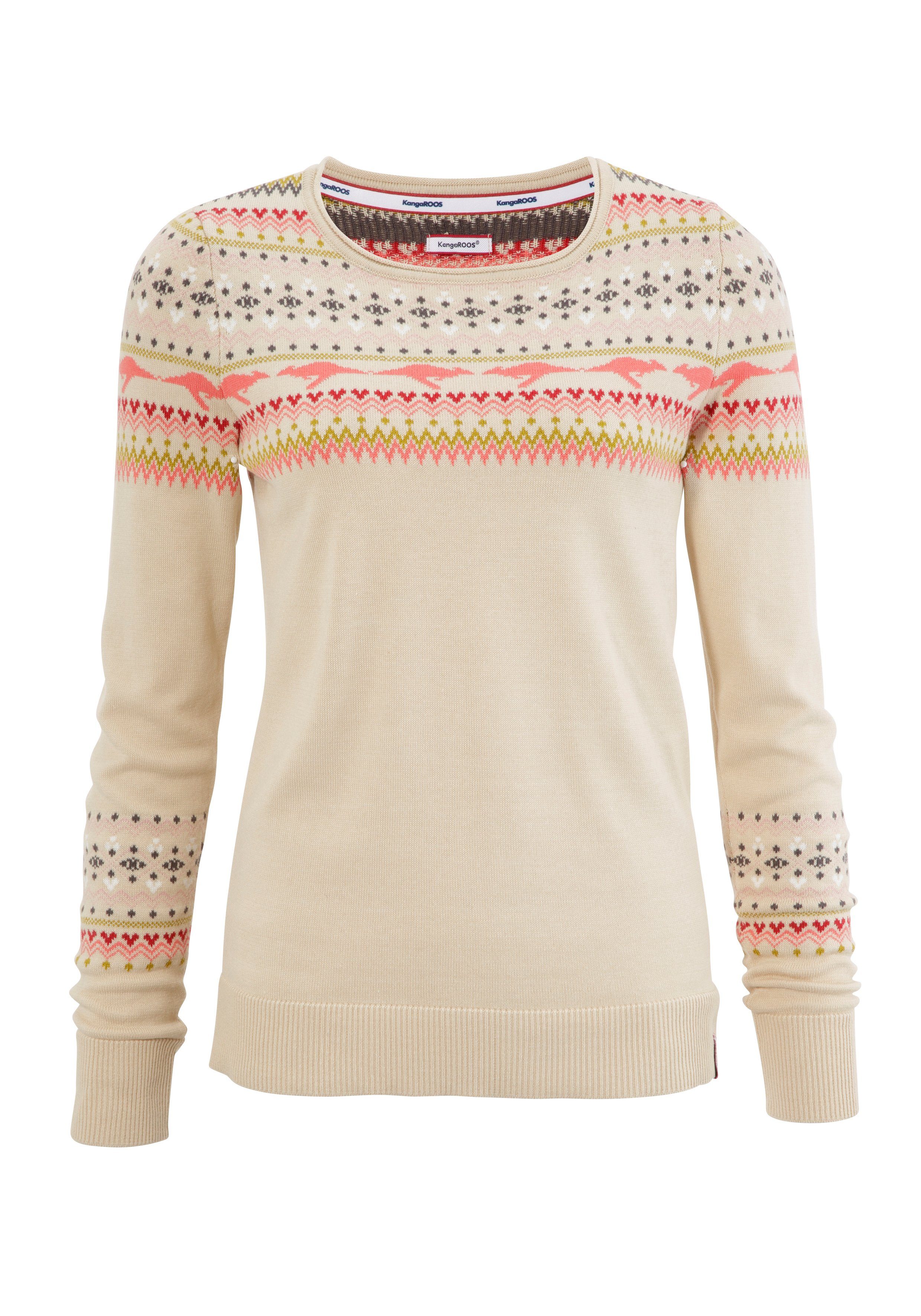 KangaROOS Noorse trui in een winters design