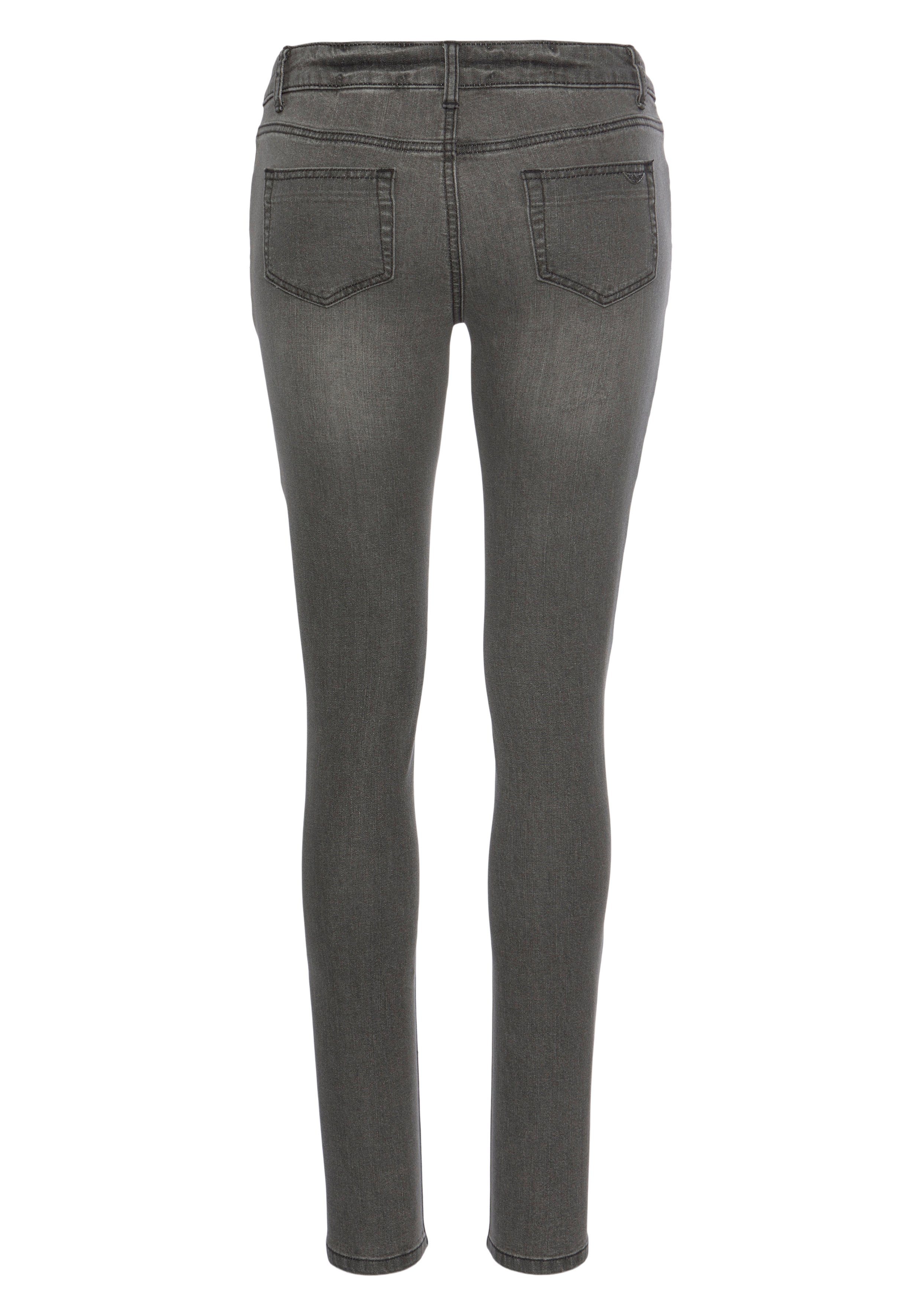 Arizona Skinny fit jeans Met geren extra-strakke been snit, lage taille