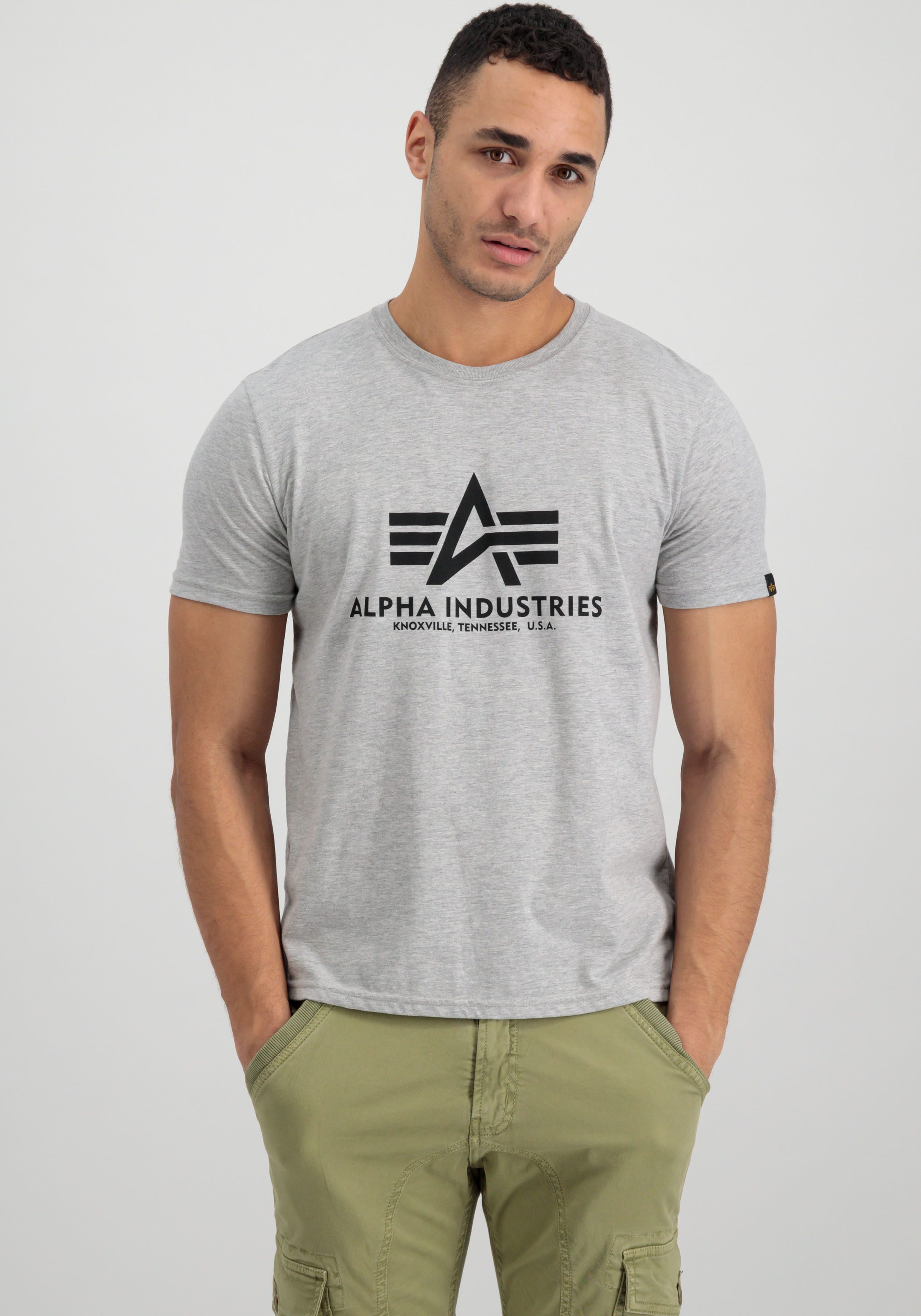 Alpha Industries Shirt met ronde hals Basic T 2 Pack (set, 2-delig)