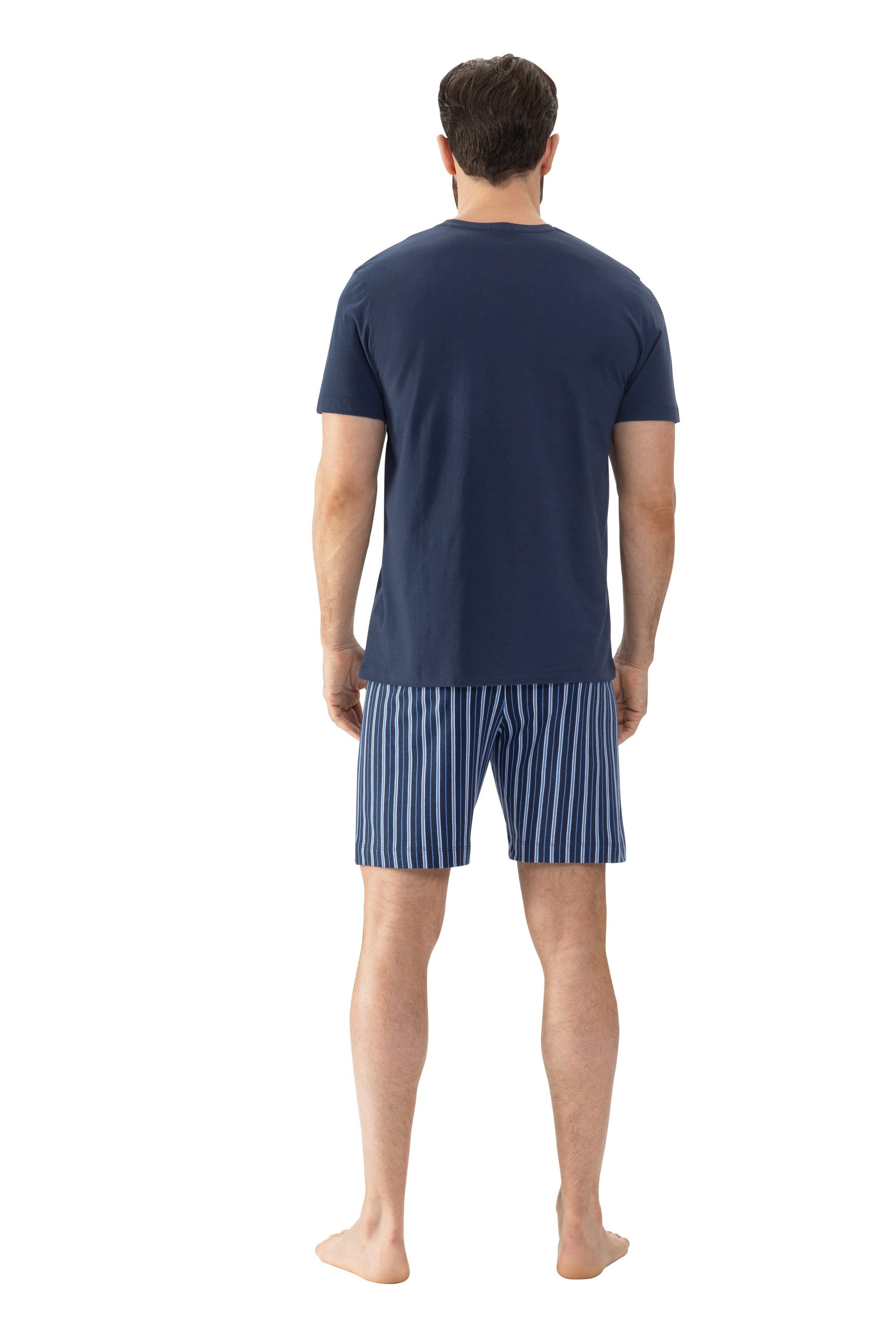 Mey Shortama Straight Kortarm-shirt met borstzak