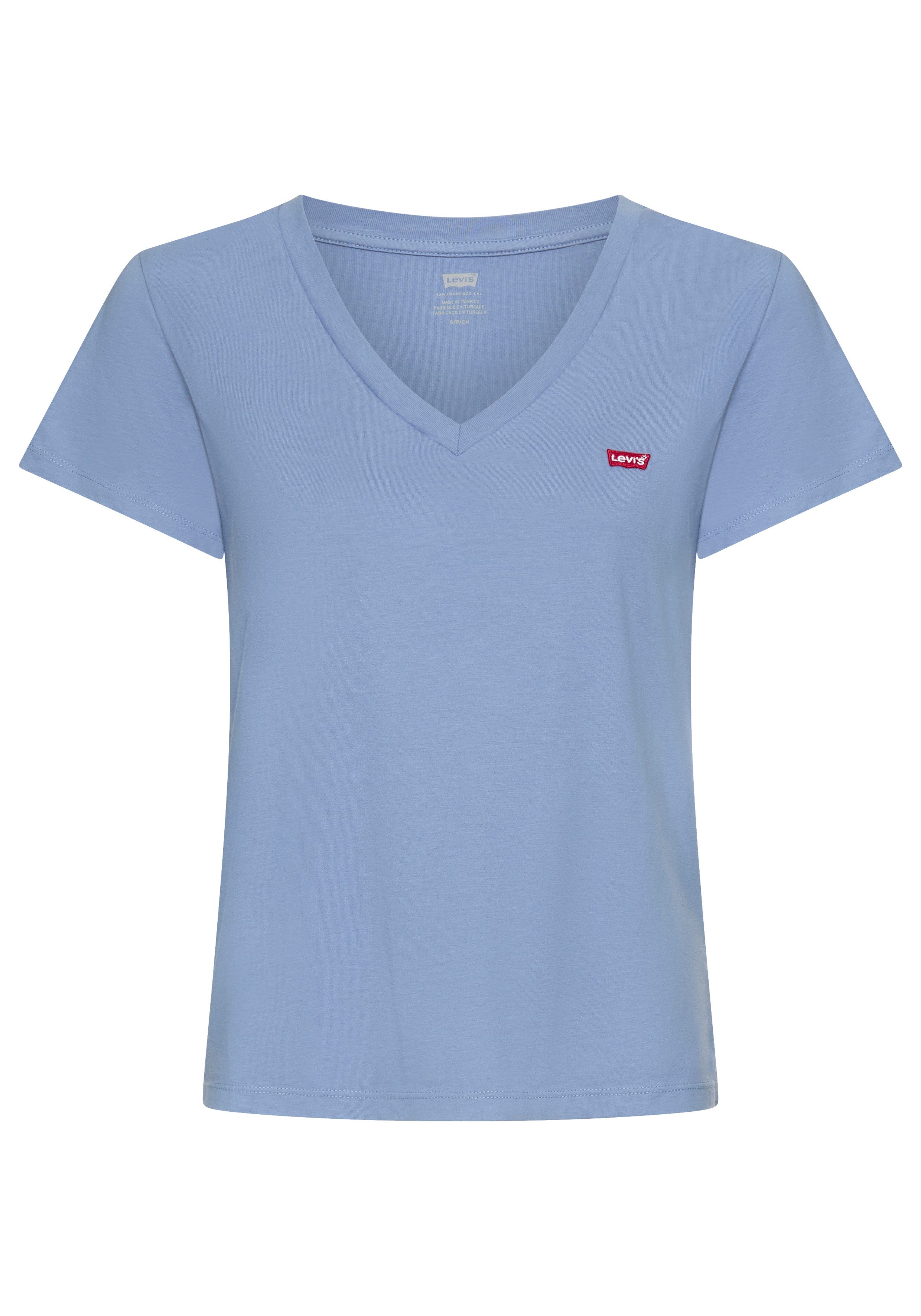 Levi's® Shirt met V-hals Perfect Tee met klein batwing-logo