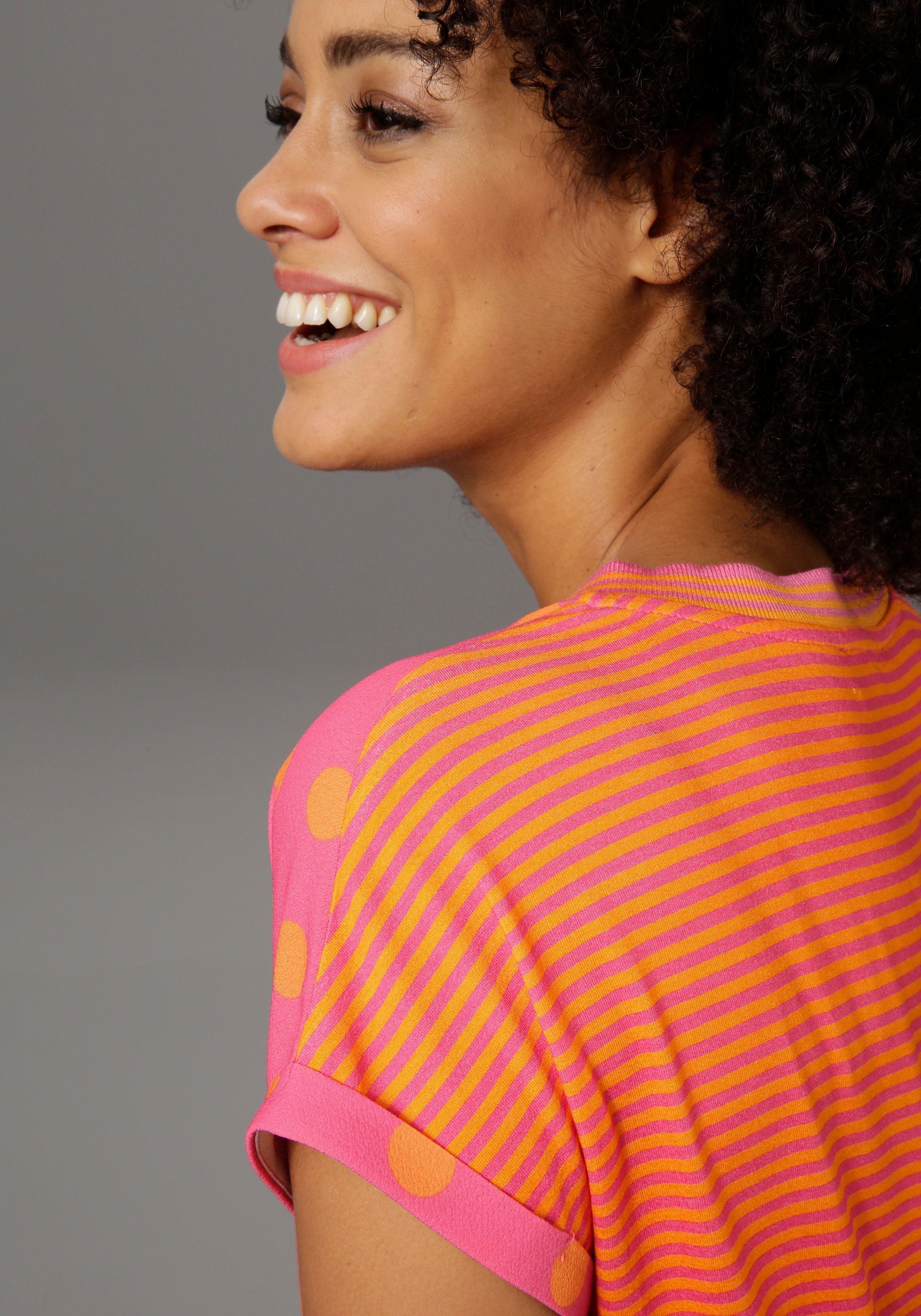 Aniston CASUAL T-shirt materiaal- en motievenmix