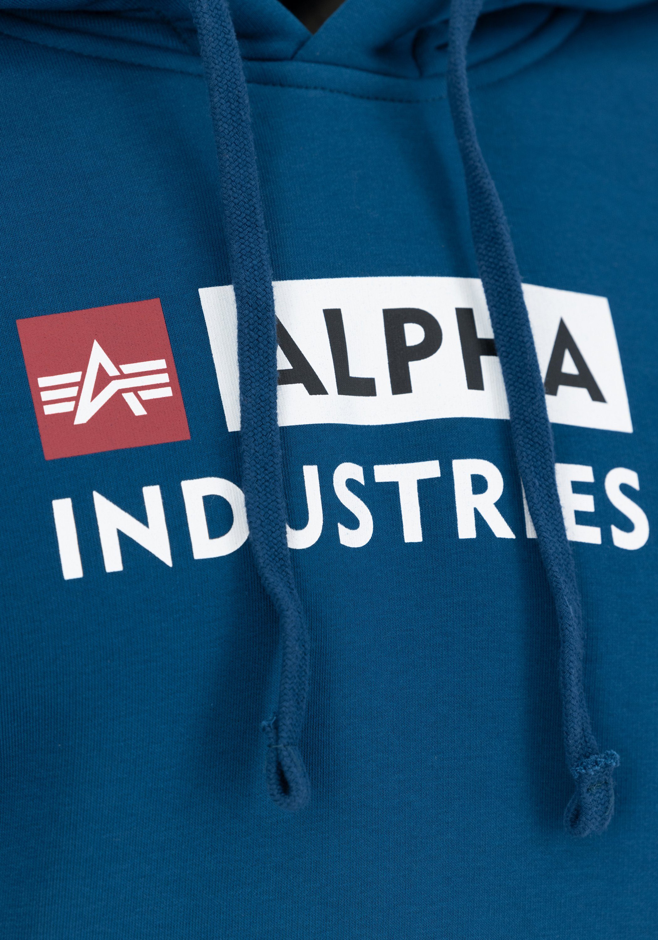 Alpha Industries Hoodie Men Hoodies Alpha Block-Logo Hoody