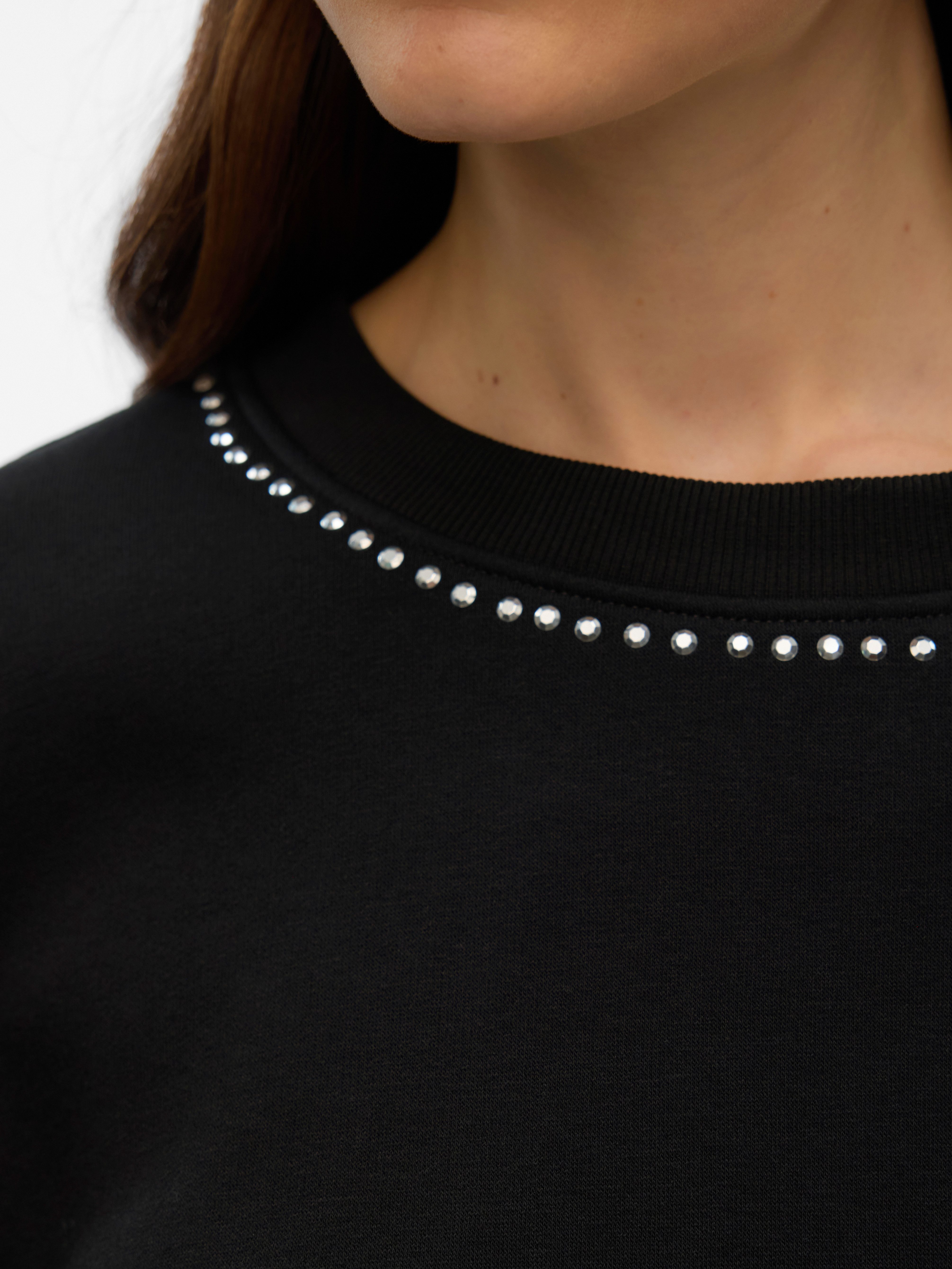 Vero Moda Shirt met lange mouwen VMLOTTE TRINA LS SWEAT BOX GA BF