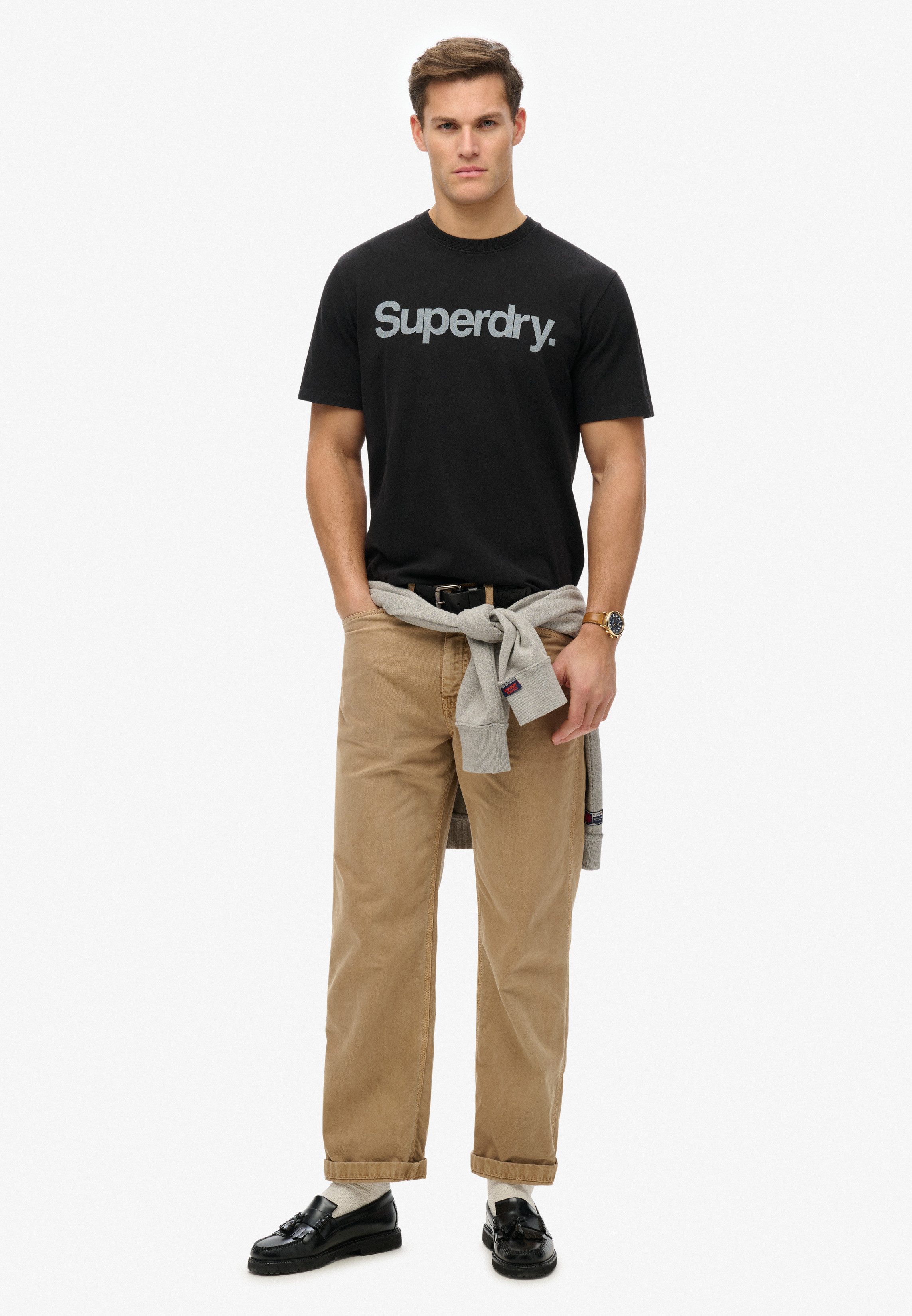 Superdry Shirt met ronde hals CORE LOGO CITY T SHIRT