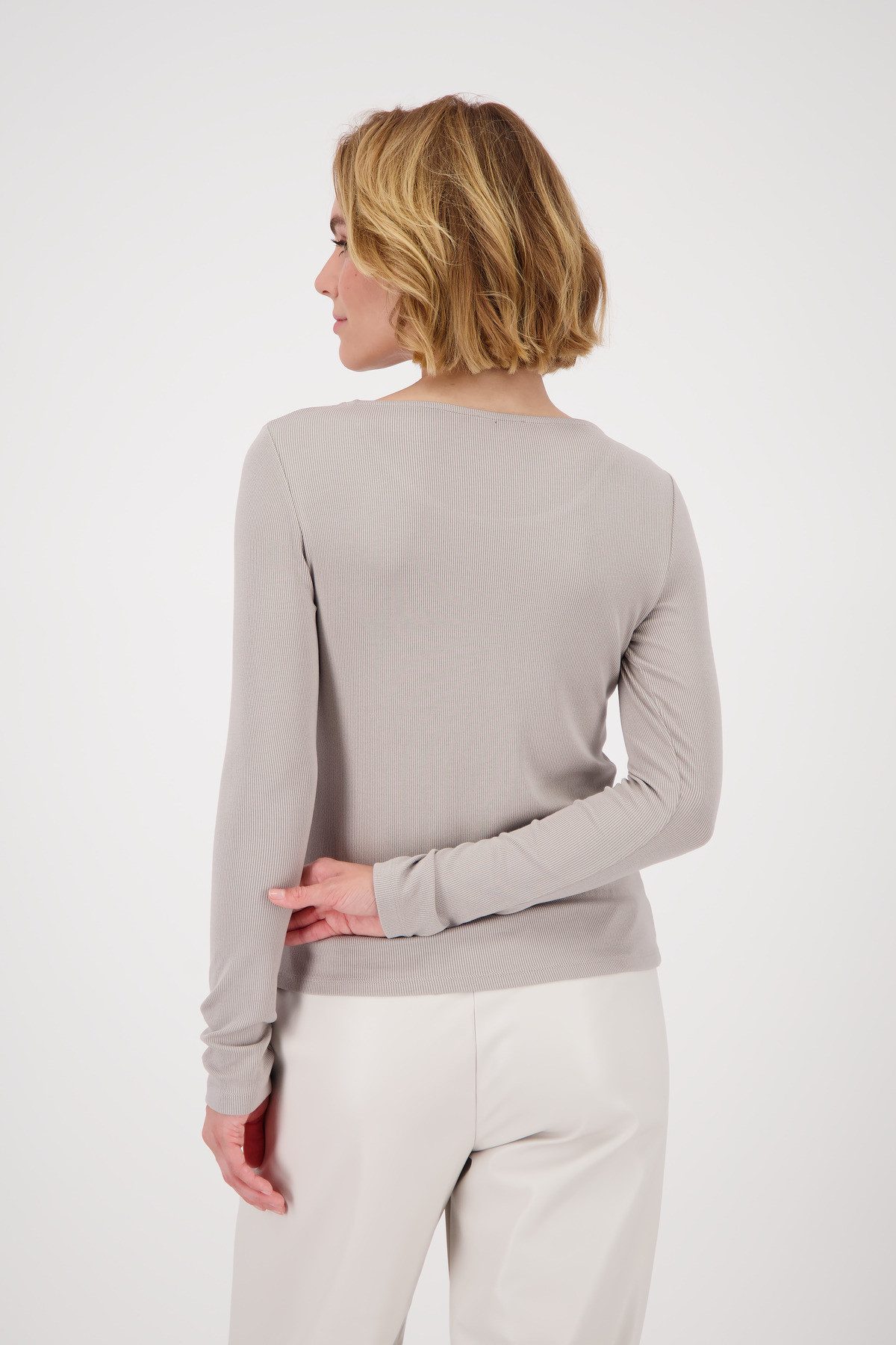 Monari Shirt met lange mouwen Shirt Rib + Sieraden
